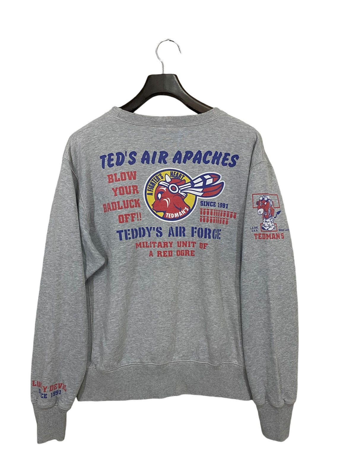 Buzz Rickson's × Tedman × Toyo Enterprises Ted's air apaches by tedman sweatshirt crewneck pullover Size US L / EU 52-54 / 3 - 1 Thumbnail