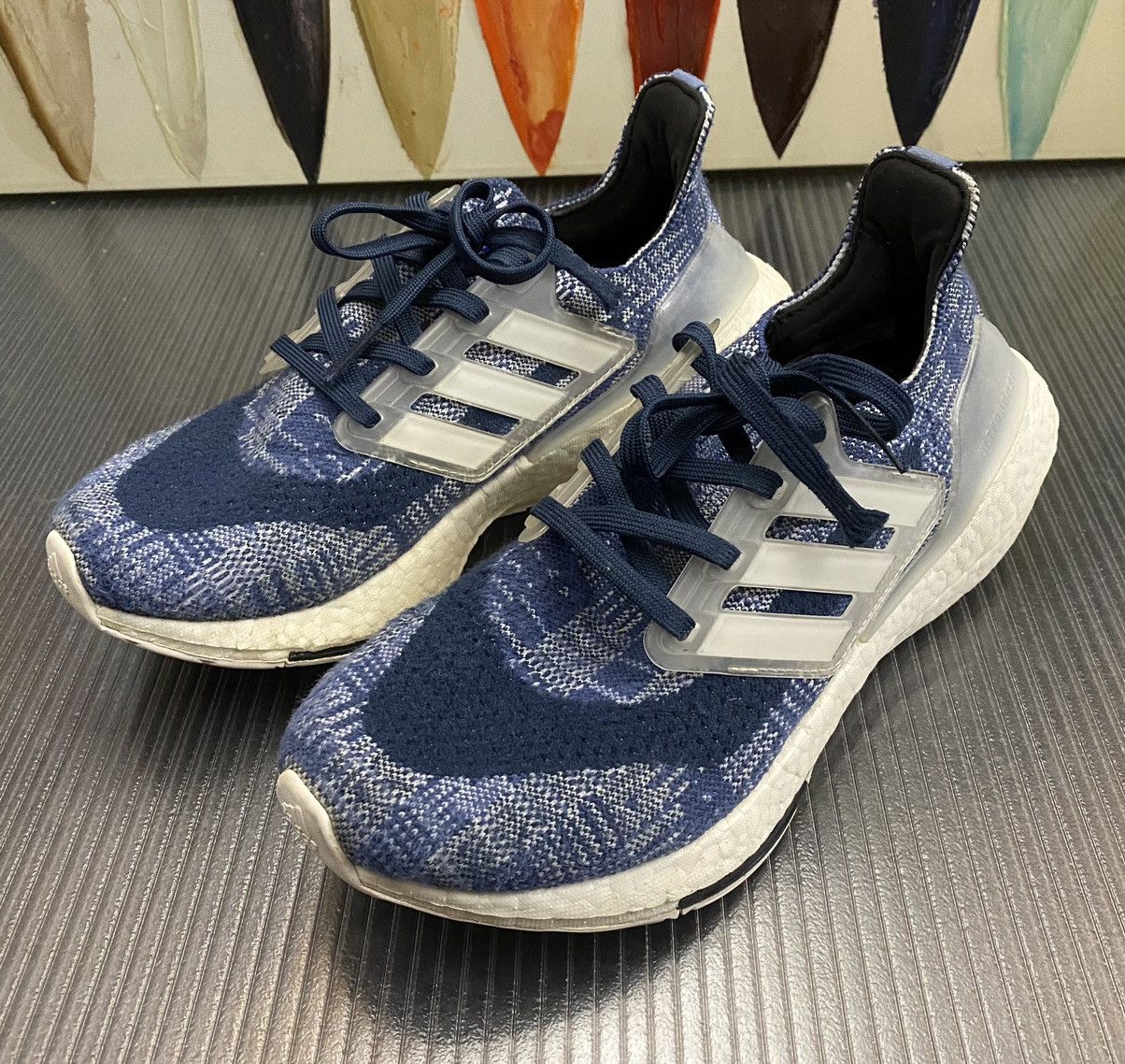Adidas VGC Adidas ultraboost 21 primeblue j “crew blue” sneakers 6 Size US 6 / IT 36 - 1 Thumbnail