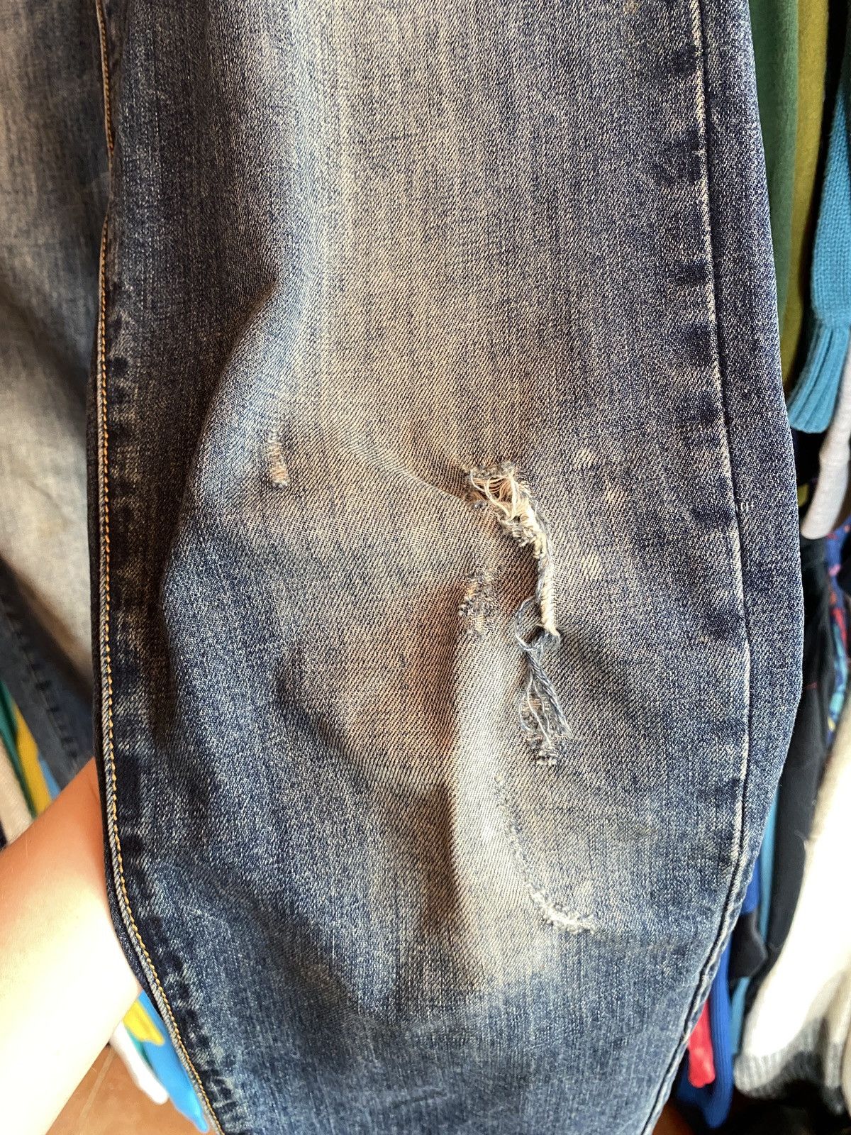 Dolce & Gabbana VINTAGE DOLCE & GABBANA DISTRESSED JEANS Y2k Size US 32 / EU 48 - 6 Thumbnail