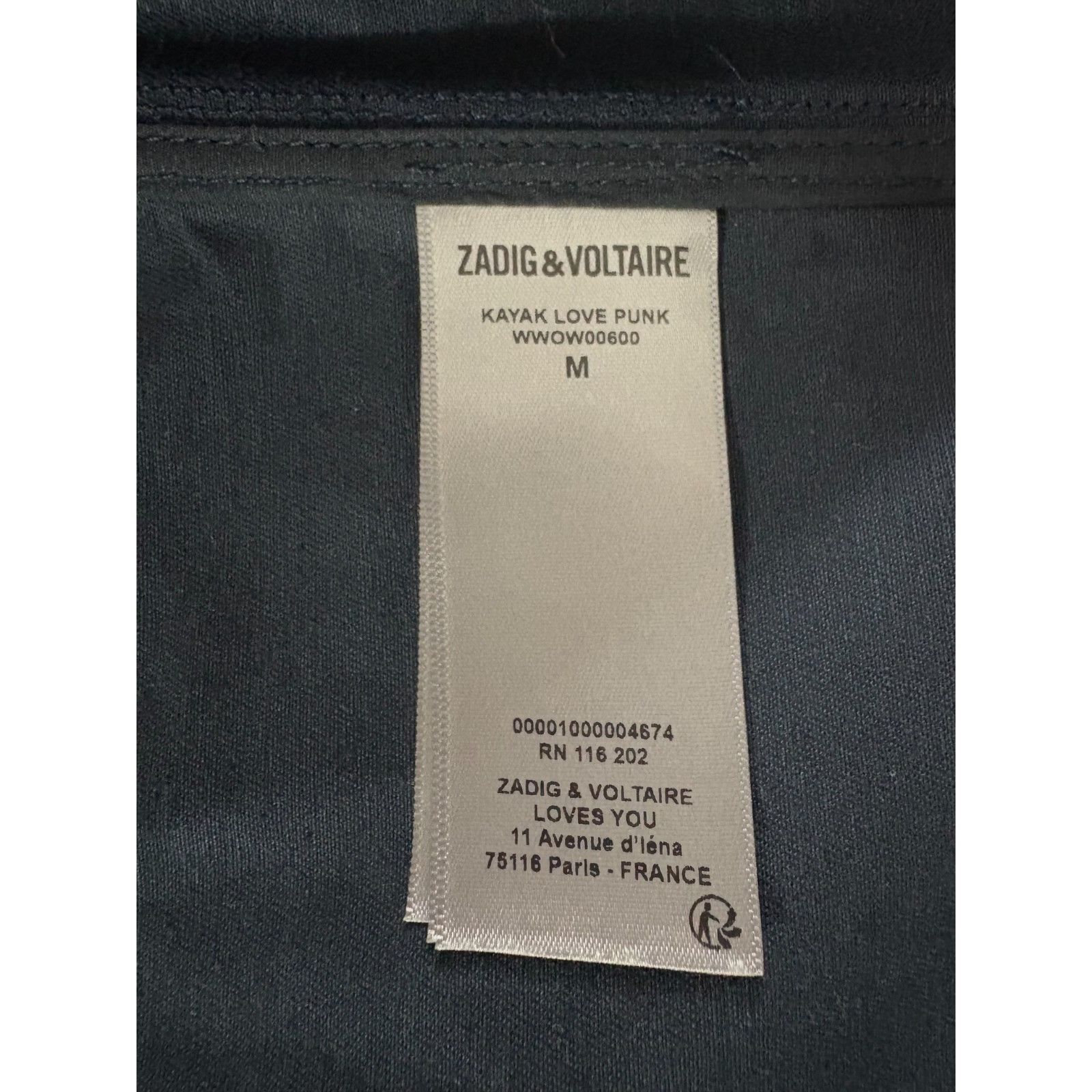 Zadig & Voltaire Zadig & Voltaire Kayak Love Punk Military Jacket size M colo Size M / US 6-8 / IT 42-44 - 9 Thumbnail