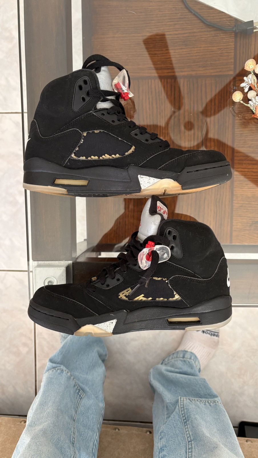 Jordan Brand Jordan Retro 5 Black Metallic 2016 Size US 8 / EU 41 - 3 Thumbnail