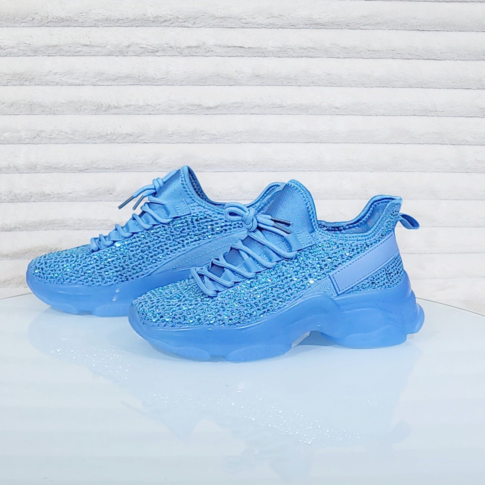 Other Frey Blue Jelly Sole Slip On Pull Tie Comfy Running Shoes Sn Size US 9 / IT 39 - 8 Thumbnail