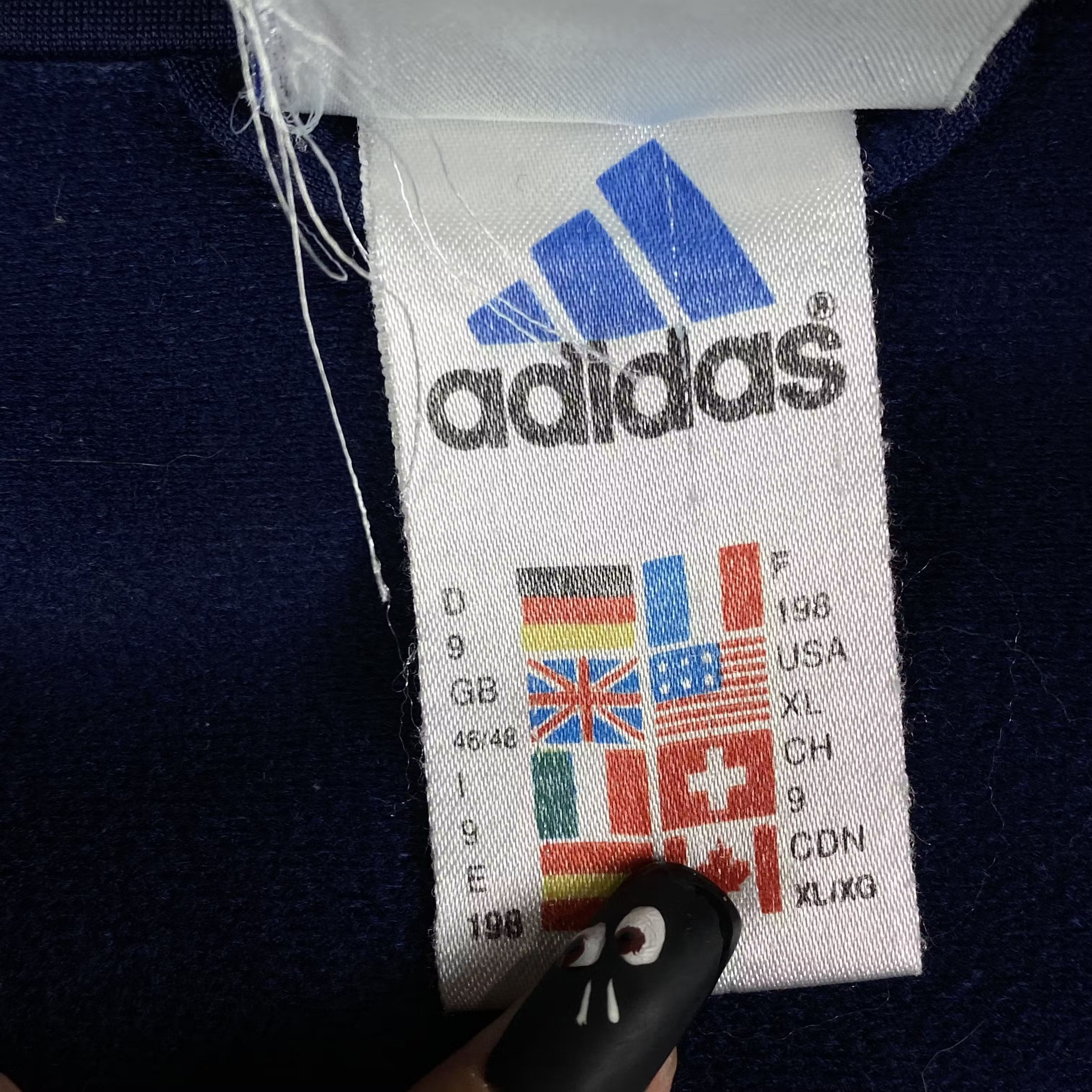 Adidas × Vintage Mens Zip Bomber Adidas Vintage Size XL Size US XL / EU 56 / 4 - 6 Thumbnail