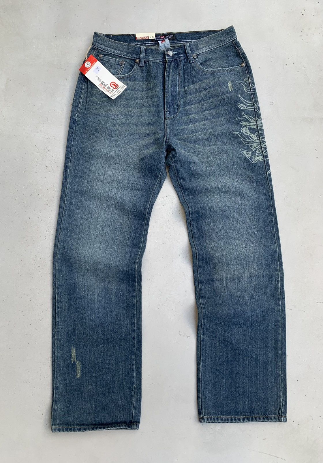 Ecko Unltd. Ecko UNLTD. Jeans Vintage New Sk8 Style Avantgarde Size US 34 / EU 50 - 2 Thumbnail