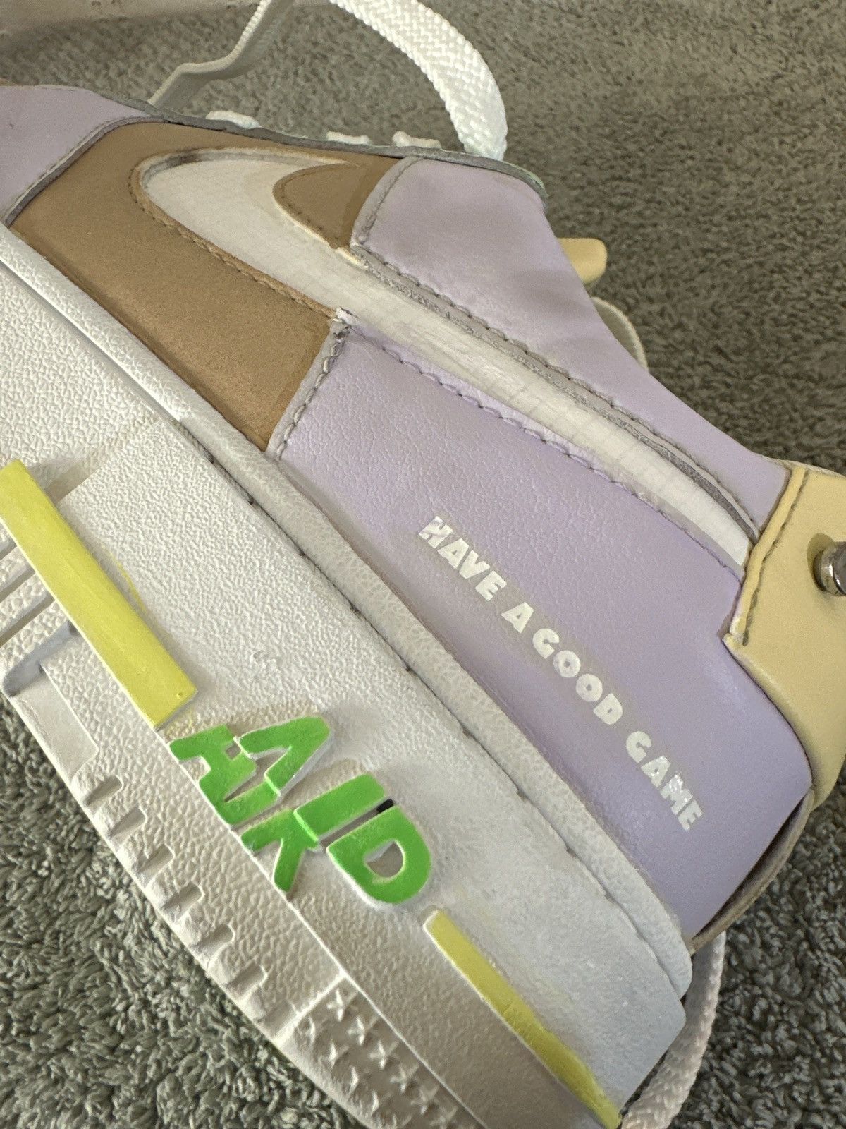 Nike NIKE AIR FORCE 1 AF1 PIXEL "HAVE A GOOD GAME" VENICE Size US 10 / IT 40 - 9 Thumbnail