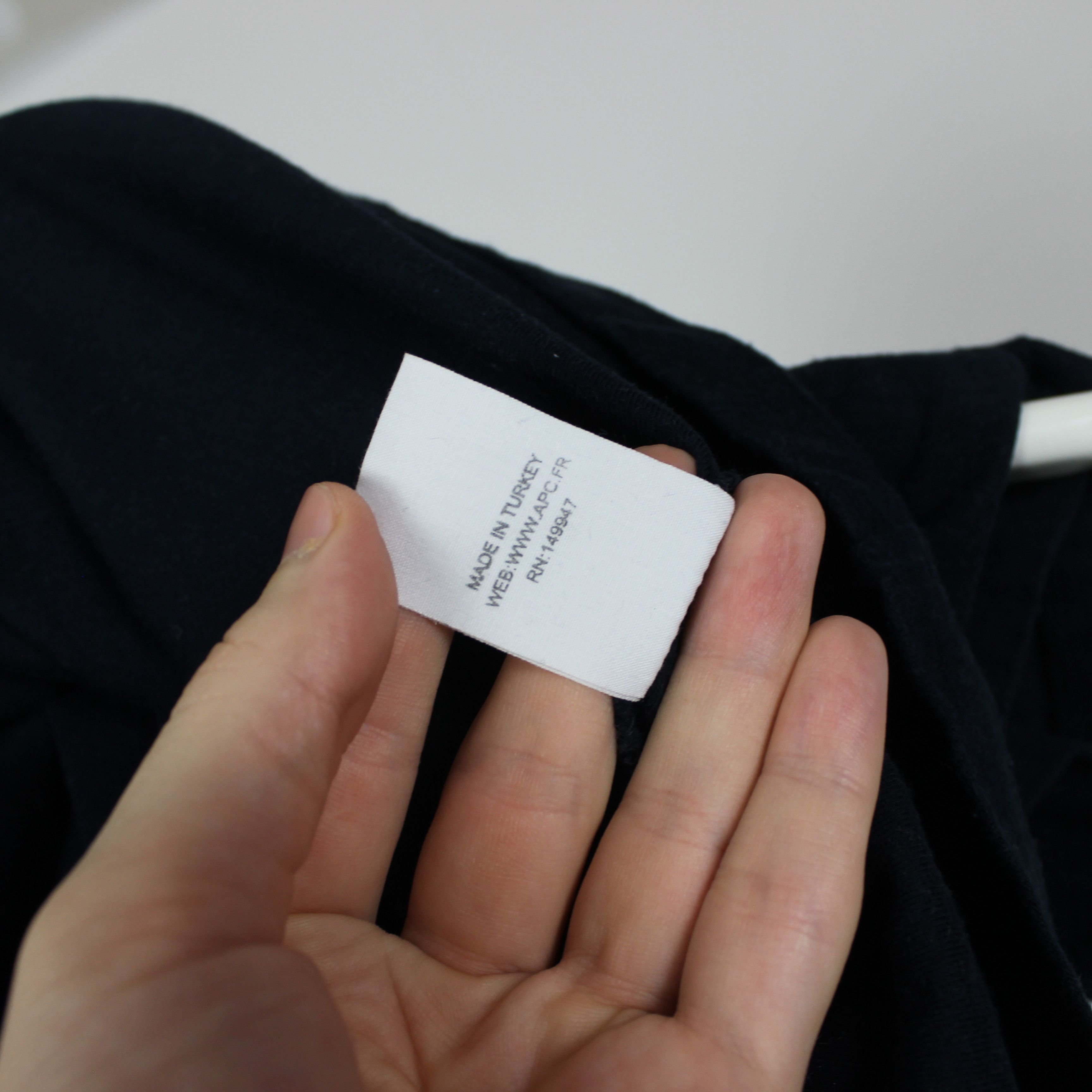 A.P.C. A.P.C t shirt men logo cotton navy blue s Size US S / EU 44-46 / 1 - 7 Thumbnail