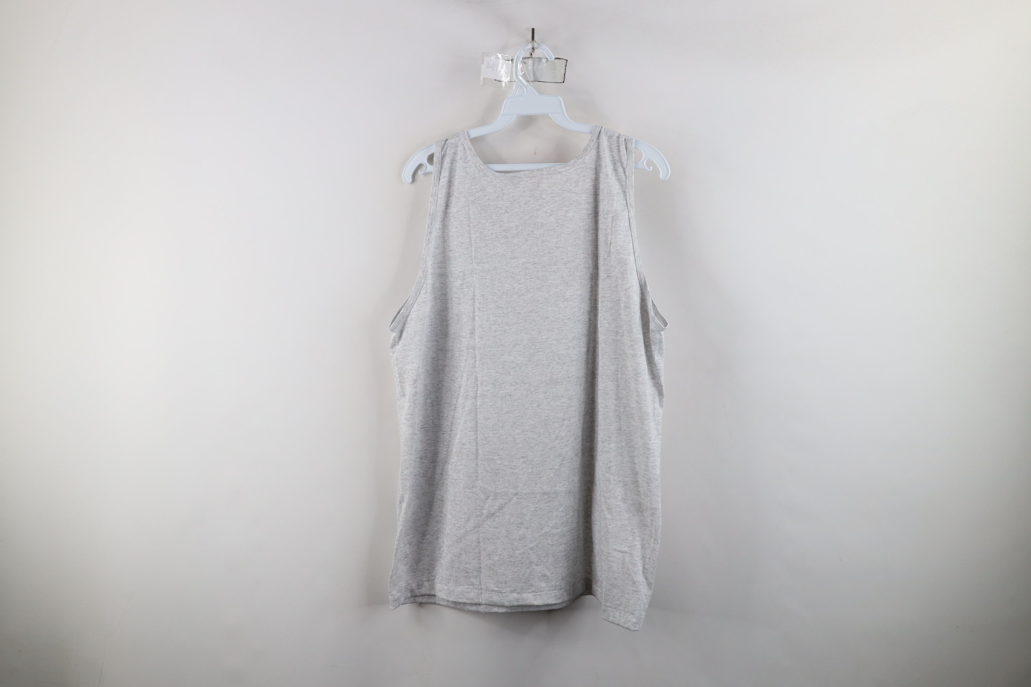Vintage Vintage 90s Streetwear Tank Top T-Shirt Heather Gray USA Size US L / EU 52-54 / 3 - 7 Thumbnail