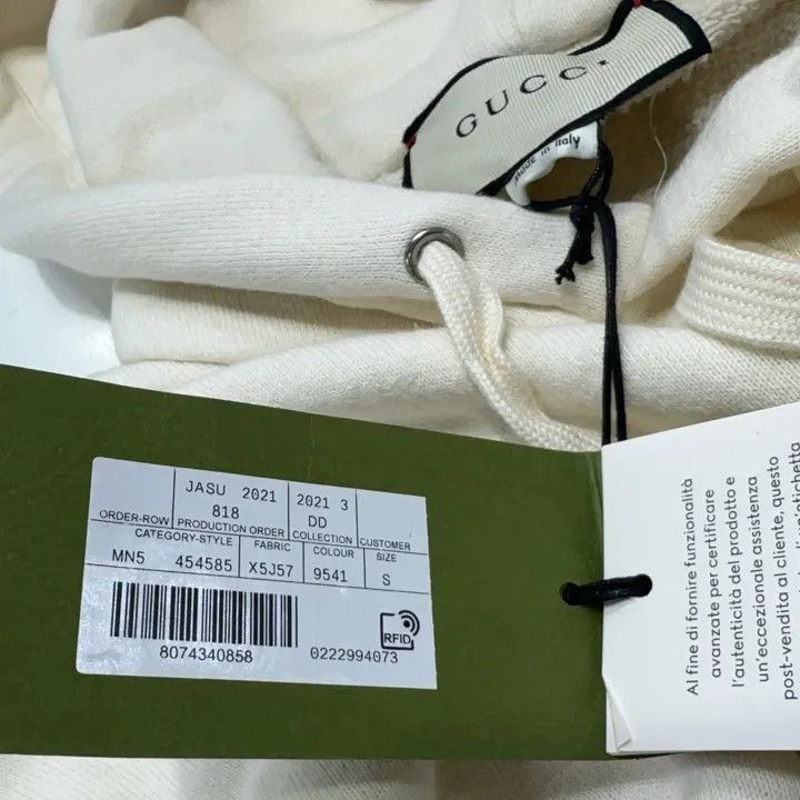 Gucci Gucci Gucci Logo Print Hooded Sweatshirt for Men -2506 Size US S / EU 44-46 / 1 - 6 Thumbnail