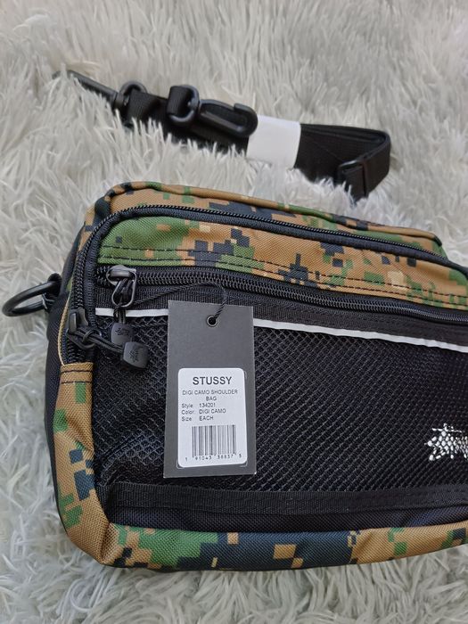 Stussy digi camo shoulder bag hot sale