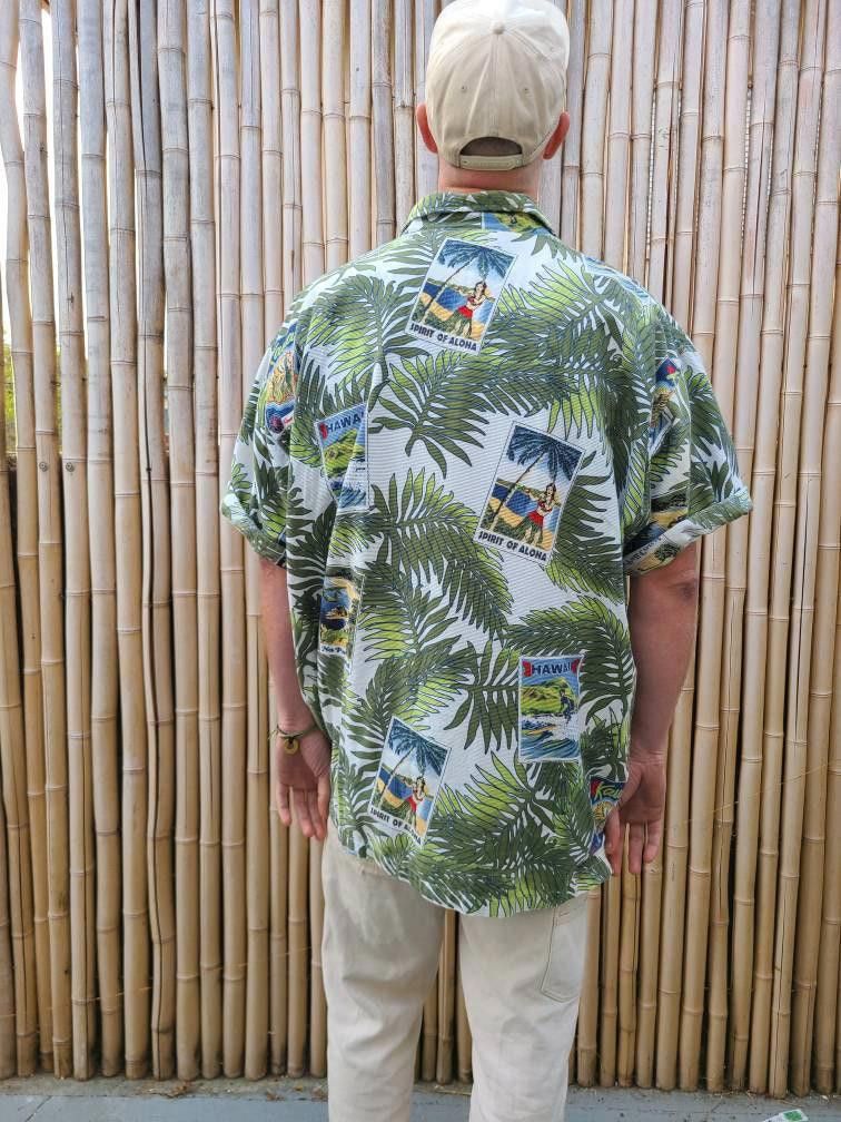 Designer Vintage Mens Party Button 90s relaxed button down floral Size US XXL / EU 58 / 5 - 5 Thumbnail