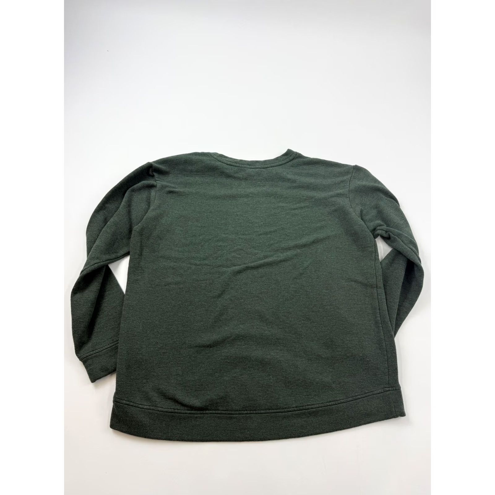 Orvis Orvis Sweatshirt Womens Medium Green Fleece Crewneck Pullover Solid Stretch Size M / US 6-8 / IT 42-44 - 6 Thumbnail