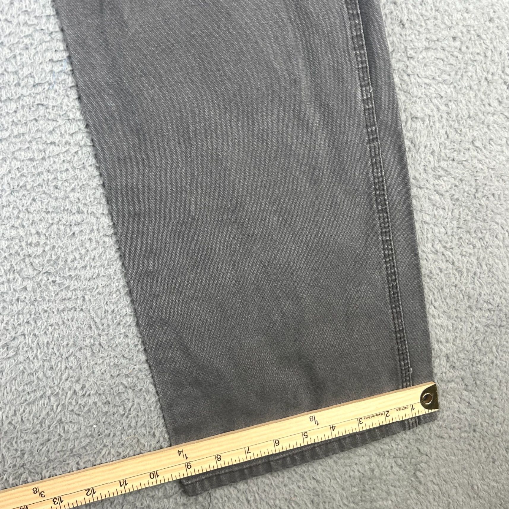 Dickies VINTAGE Dickies Carpenter Pants Men's Size 36x30 Cotton Canvas Gray Workwear Slim Fit Size US 36 / EU 52 - 2 Thumbnail