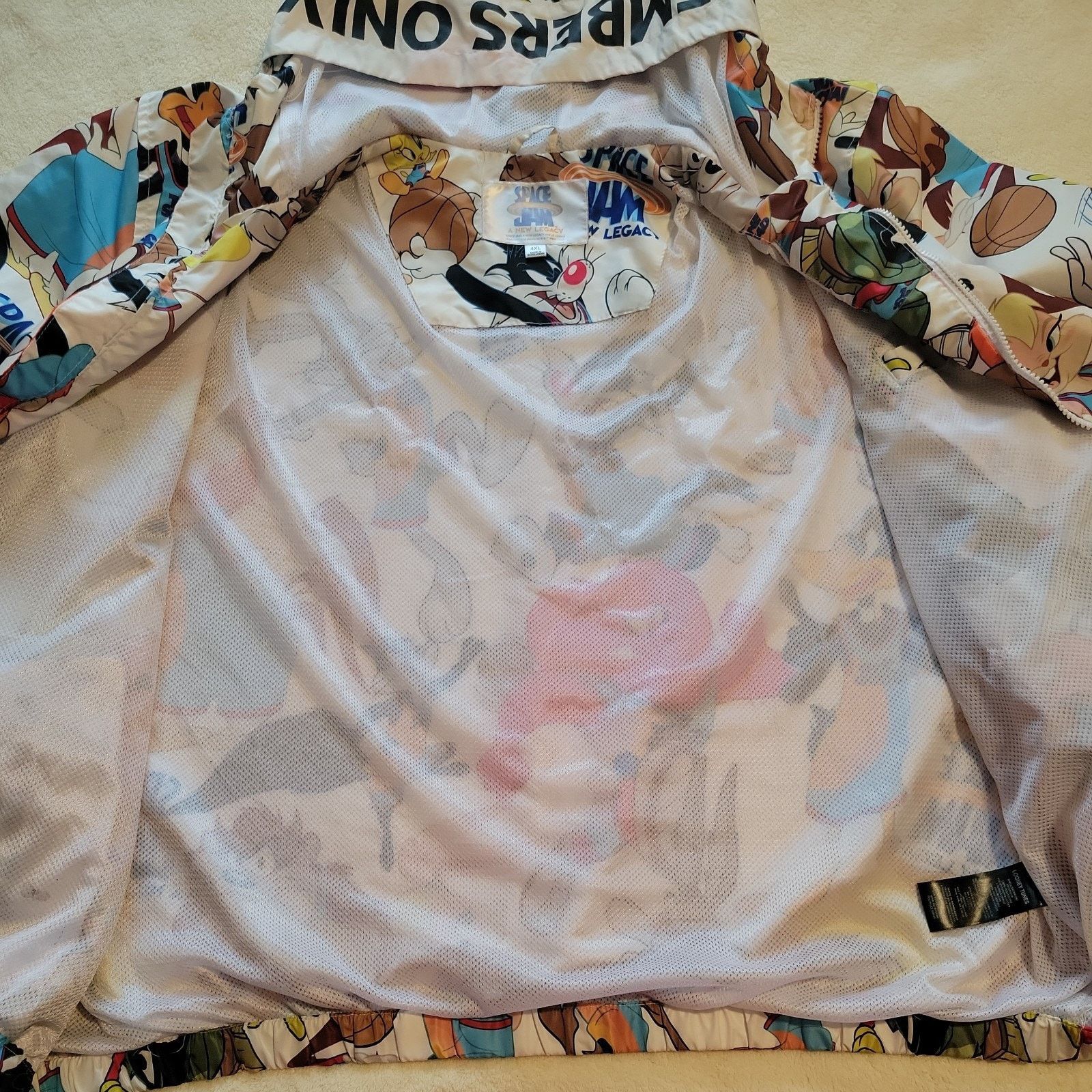 Members Only MEMBERS ONLY Jacket Space Jam Looney Tune Squad Hoodie Sz 4X Size US XXL / EU 58 / 5 - 8 Thumbnail