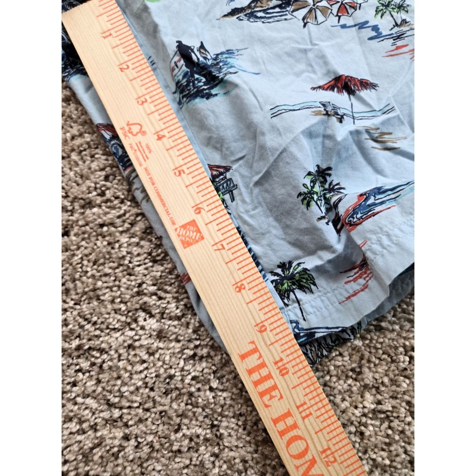 Tommy Bahama Tommy Bahama Sleep Shorts Mens Small Blue Cotton Pockets Island Print Lounge Shorts Size US 29 - 7 Thumbnail