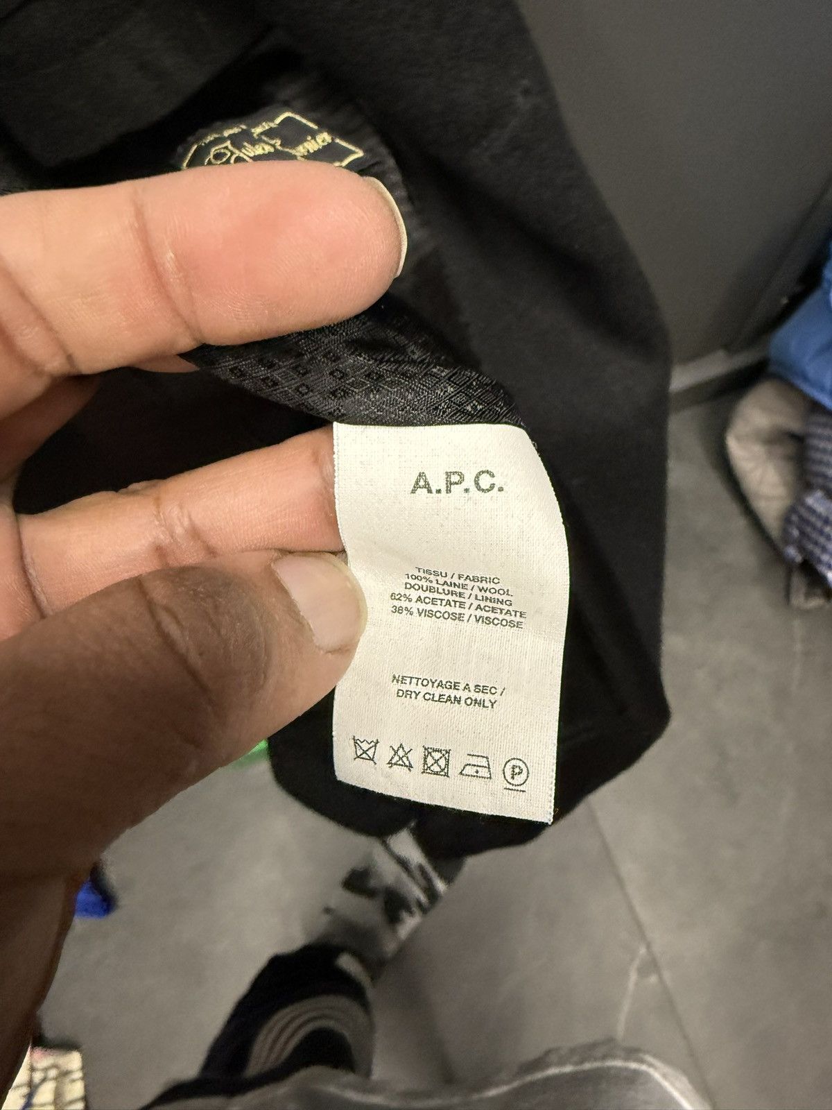 A.P.C. APC Paris Long Dark Grey Wool Button Up Coat Size US M / EU 48-50 / 2 - 5 Thumbnail