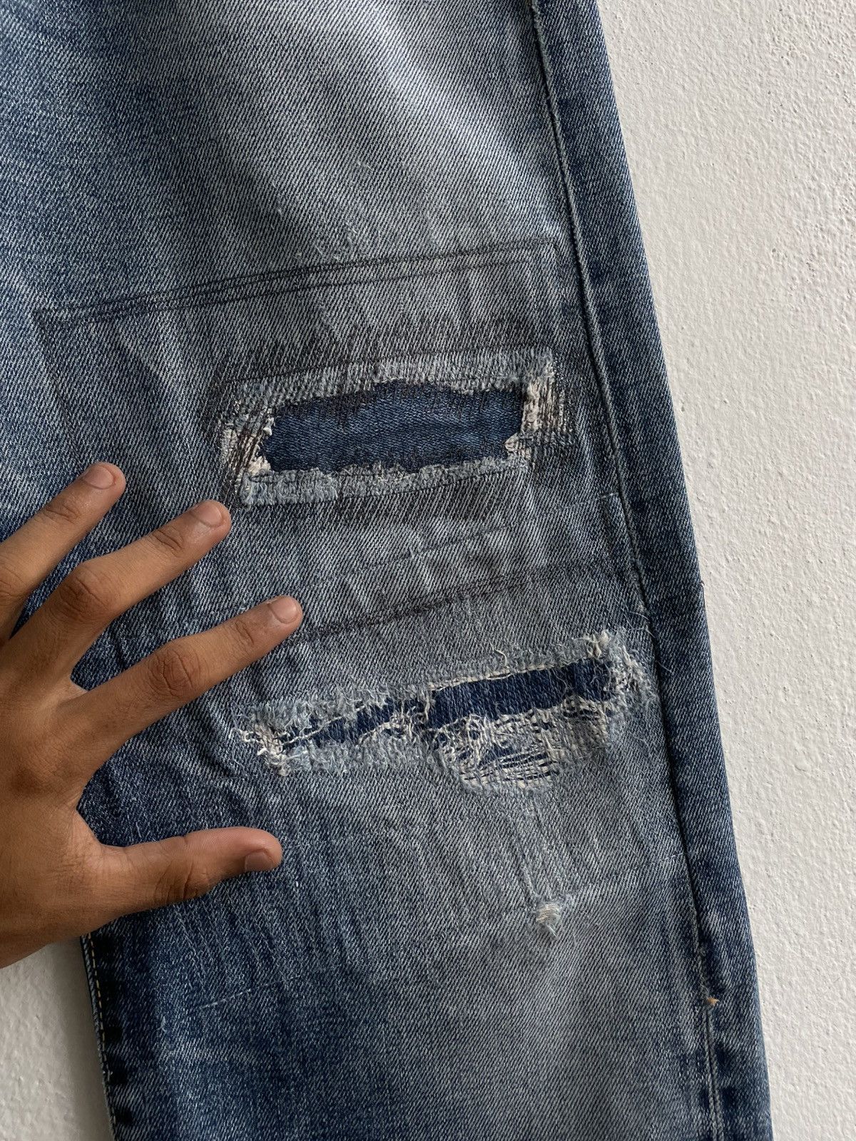 Edwin Vintage Distress Edwin Selvedge Inspired by Kapital Jeans Size US 30 / EU 46 - 5 Thumbnail