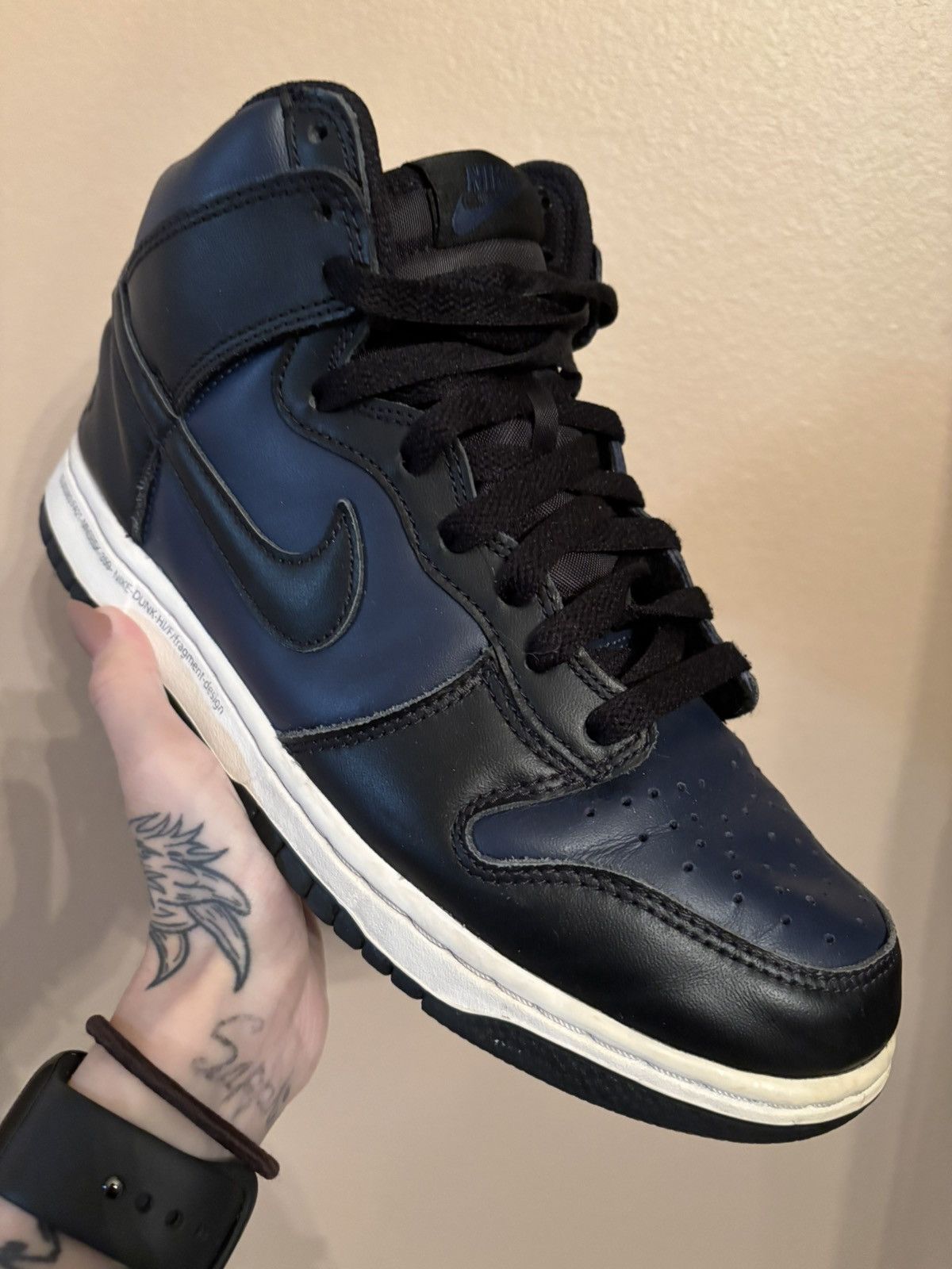 Fragment Design × Nike Fragment Design × Nike Dunk High ‘Tokyo' Size US 7.5 / EU 40-41 - 2 Thumbnail