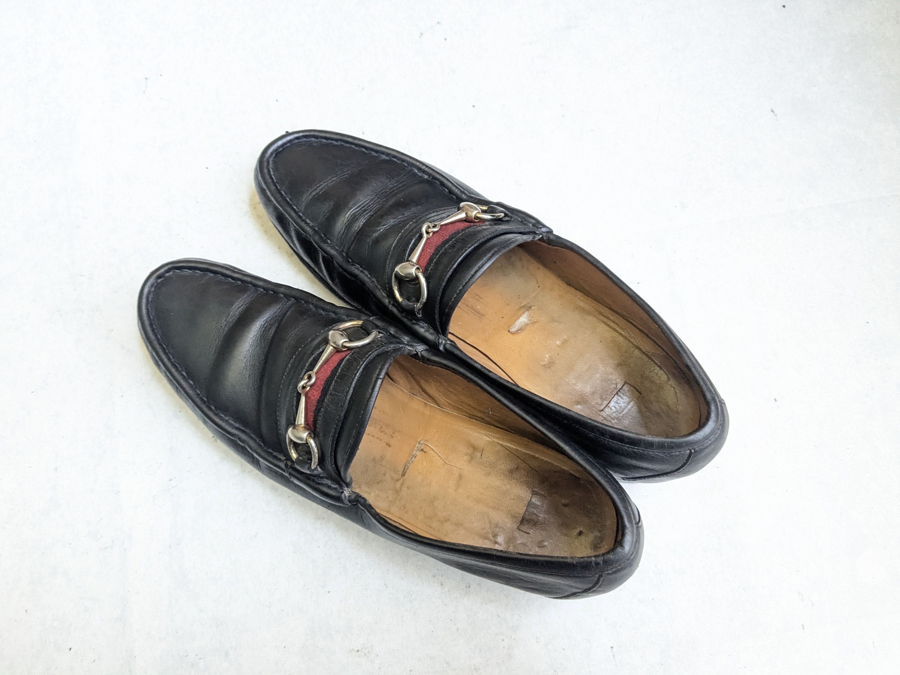 Gucci Vintage Gucci Horsebit Loafers Black 9 Narrow Size US 9 / EU 42 - 13 Thumbnail