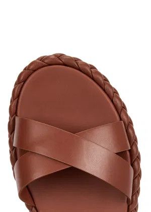 Chloe o1loc1c1024 Pip Sandals in Brown Size US 8 / IT 38 - 5 Thumbnail