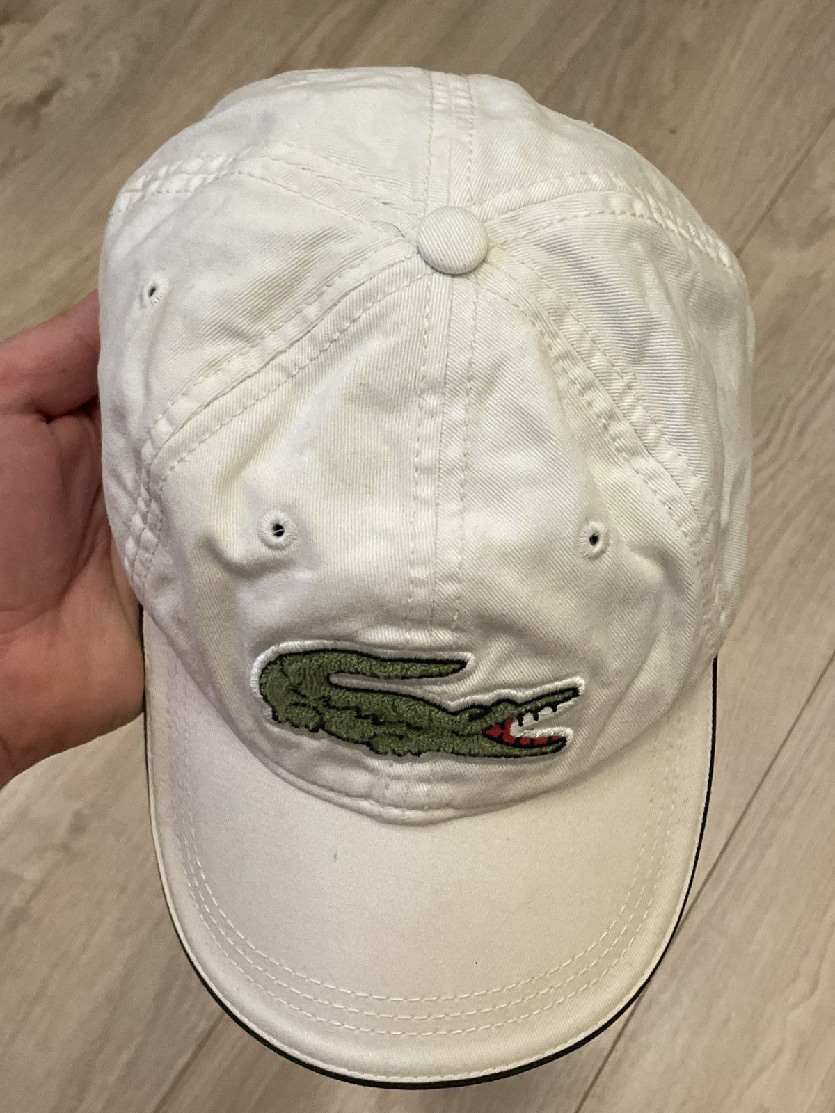 Lacoste Lacoste vintage big logo cap hat Size ONE SIZE - 7 Thumbnail