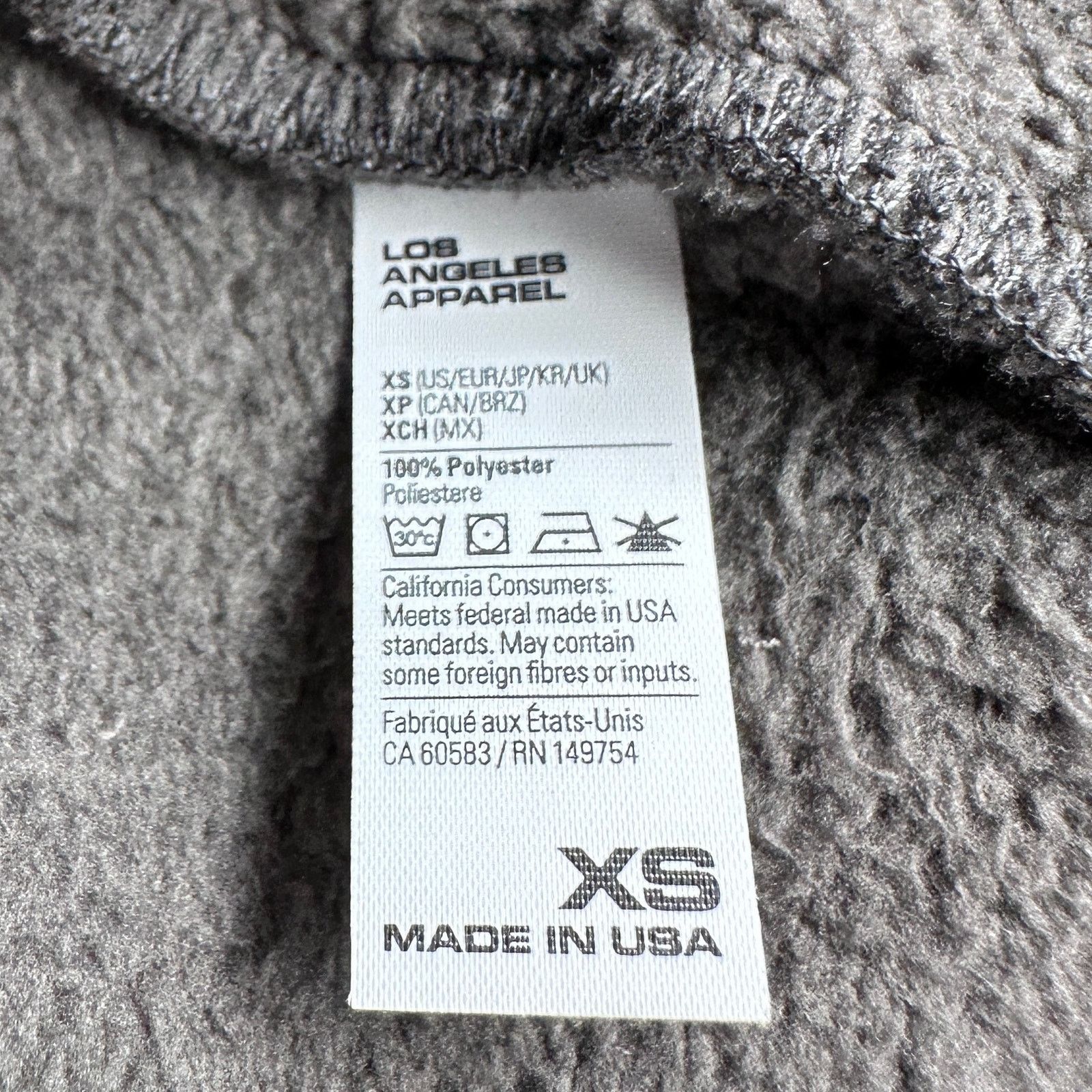 Los Angeles Apparel Sample Asphalt Grey Long Sherpa Shorts Size US 29 - 5 Thumbnail