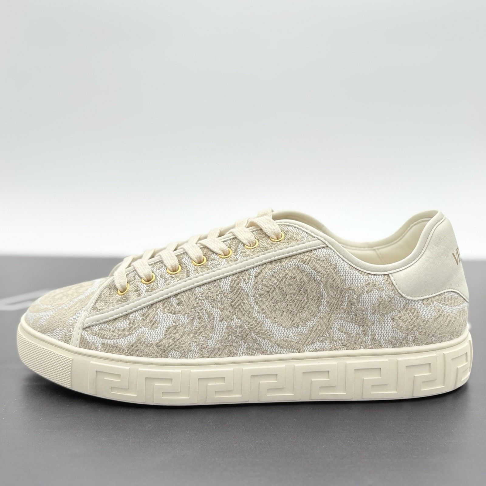 Versace Versace Barocco Greca Sneaker ' Beige Print ' | WORN ONCE! Size US 11 / EU 44 - 8 Thumbnail