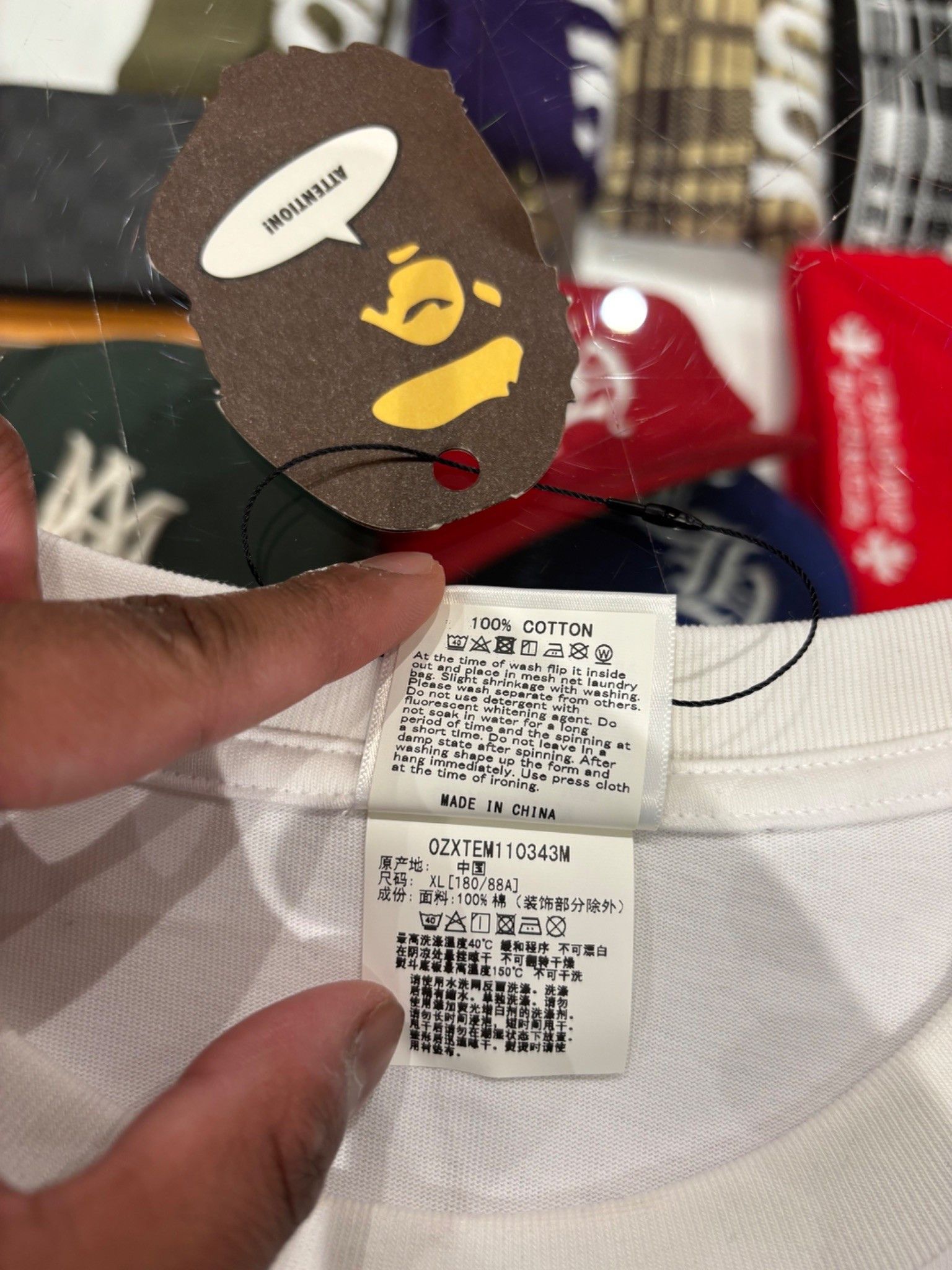 Bape BAPE Heart Ape Head Relaxed Fit Tee White Size US XL / EU 56 / 4 - 7 Thumbnail