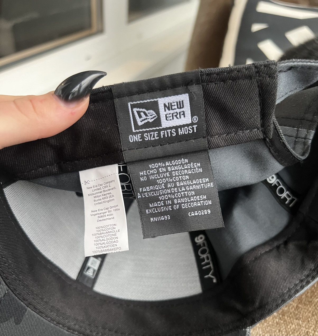 New Era New Era black cap Size ONE SIZE - 3 Thumbnail