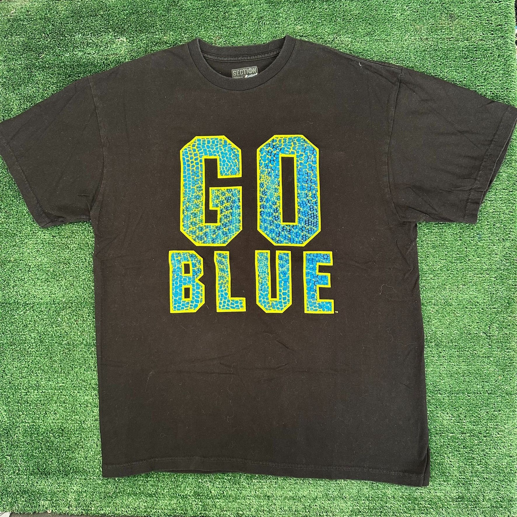 NCAA Majestic Michigan Wolverines Go Blue T-Shirt Black L/XL NCAA Size US L / EU 52-54 / 3 - 1 Thumbnail