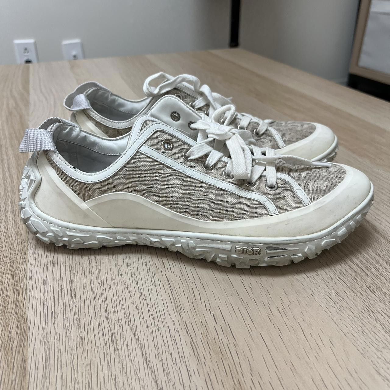 Christian Dior Monsieur Christian Dior Men's White and Cream Trainer Size US 10.5 / EU 43-44 - 2 Thumbnail