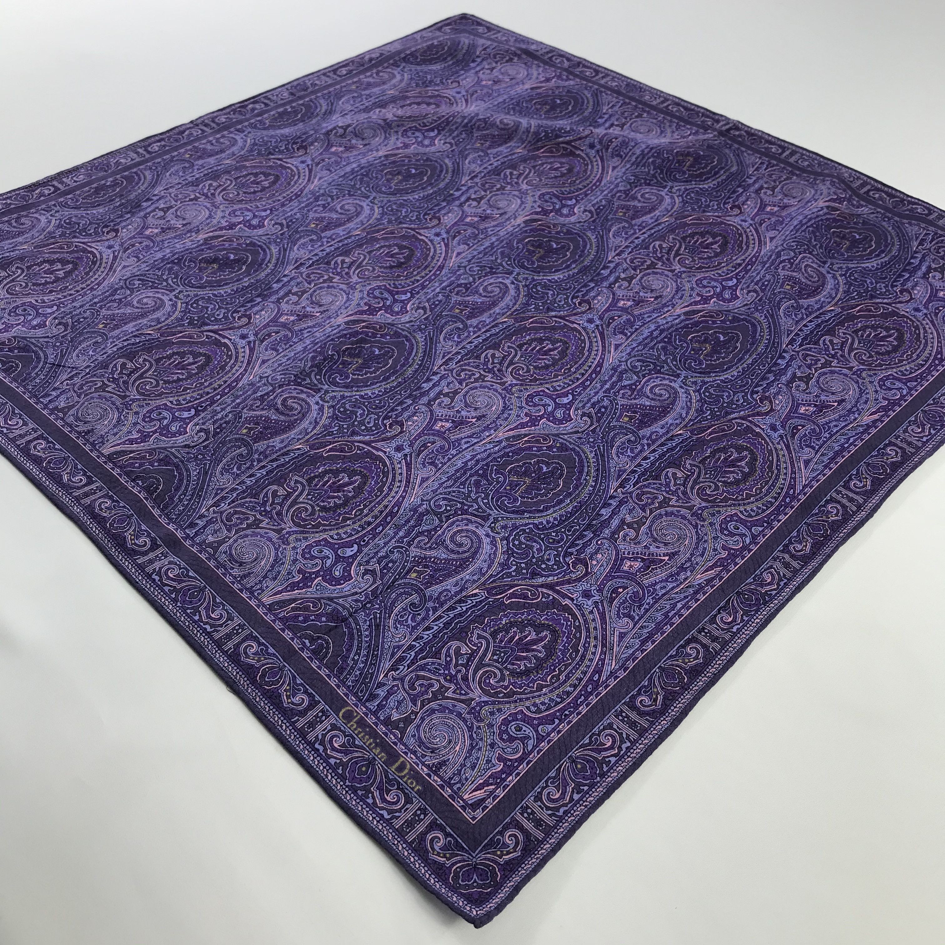 Christian Dior Monsieur × Vintage Christian Dior Bandana / Handkerchief / Neckerchief - S513 Size ONE SIZE - 2 Thumbnail