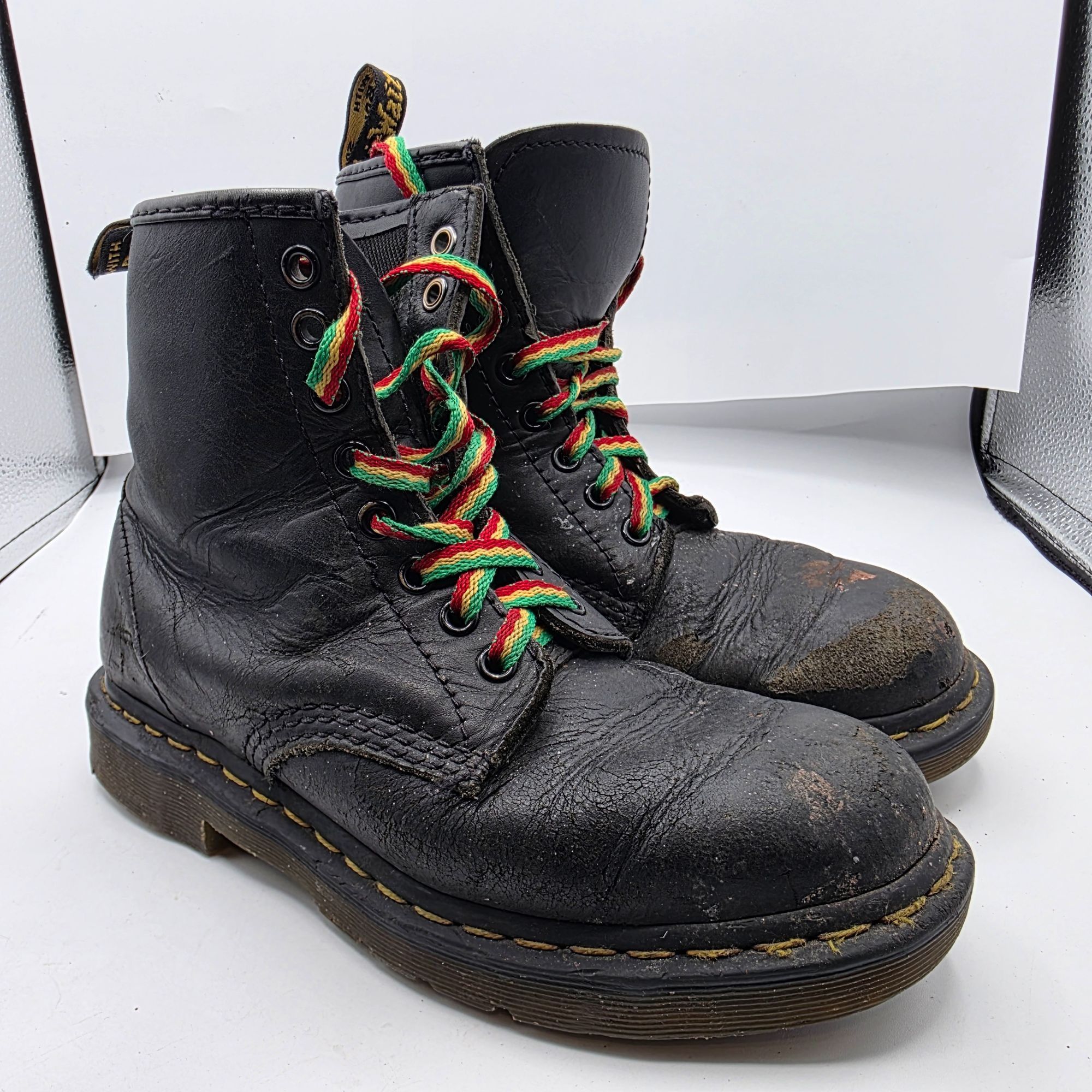 Dr. Martens Dr. Martens 1460 SR Womens Size 7 Black Leather Slip Resista Size US 7 / IT 37 - 1 Thumbnail