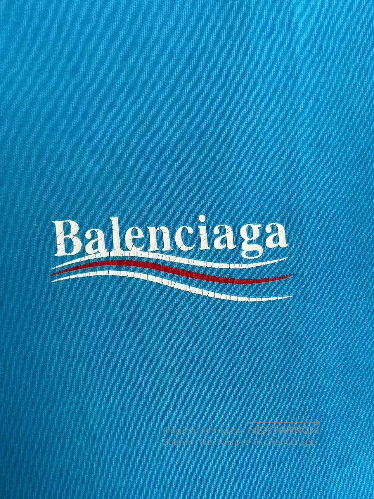 Balenciaga Balenciaga Logo Print Crewneck Short Sleeve T-Shirt. Size XS / US 0-2 / IT 36-38 - 3 Thumbnail