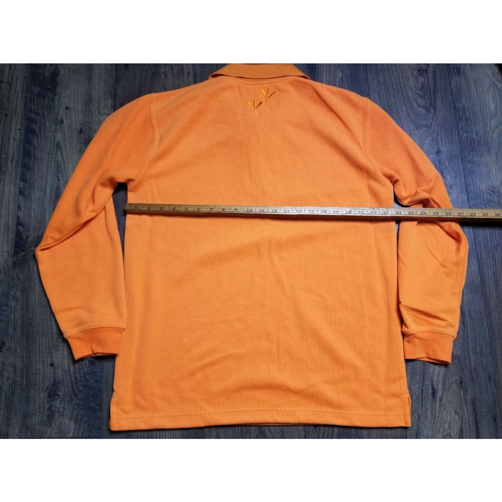 Camper VINTAGE Pollo Campero Orange Long Sleeve Crew Neck Shirt Mens Medium Size US M / EU 48-50 / 2 - 2 Thumbnail