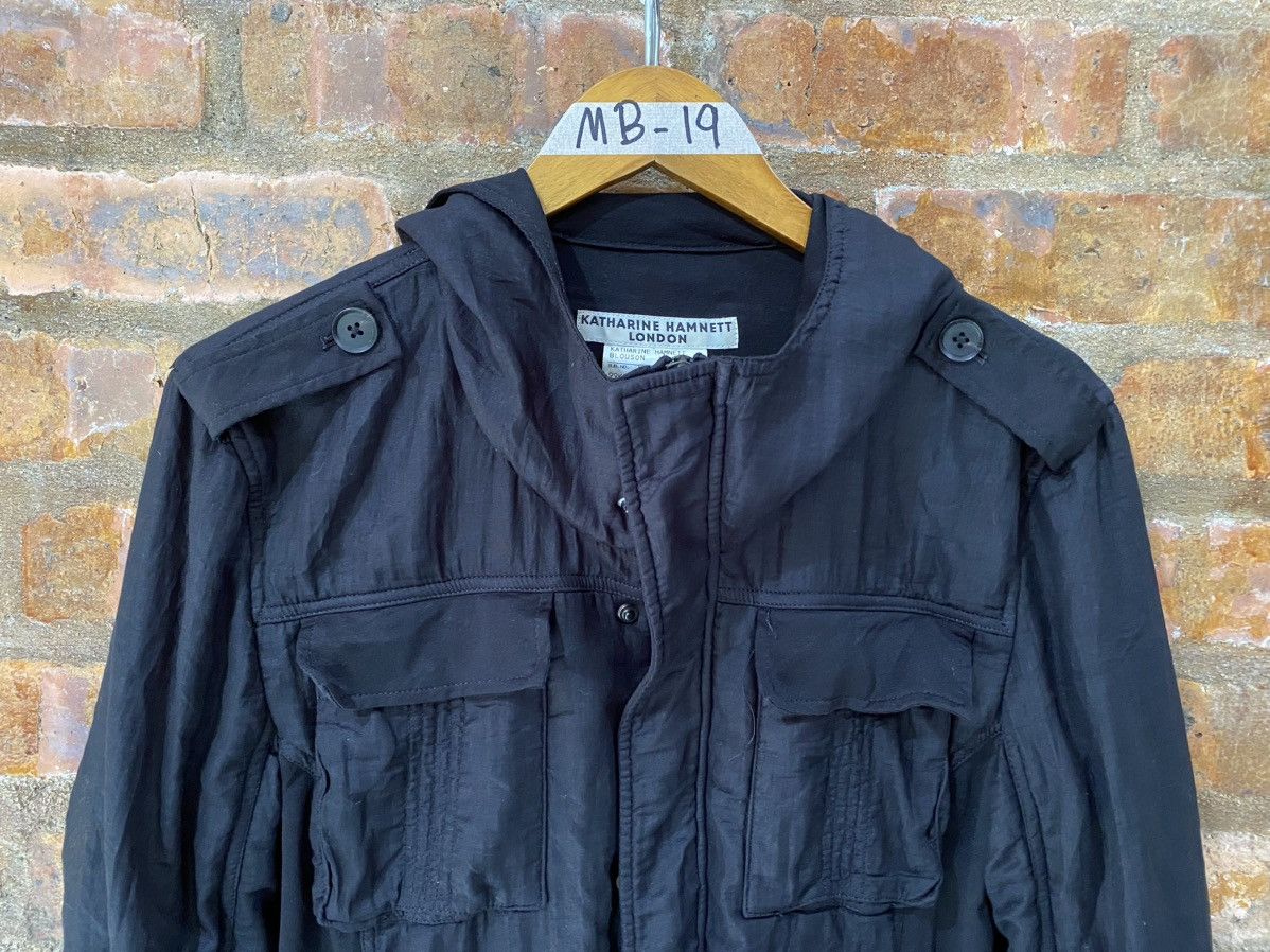 Katharine Hamnett London 🔥Made Japan Hamnett Black Multipocket Zipper Jacket Size US M / EU 48-50 / 2 - 3 Thumbnail