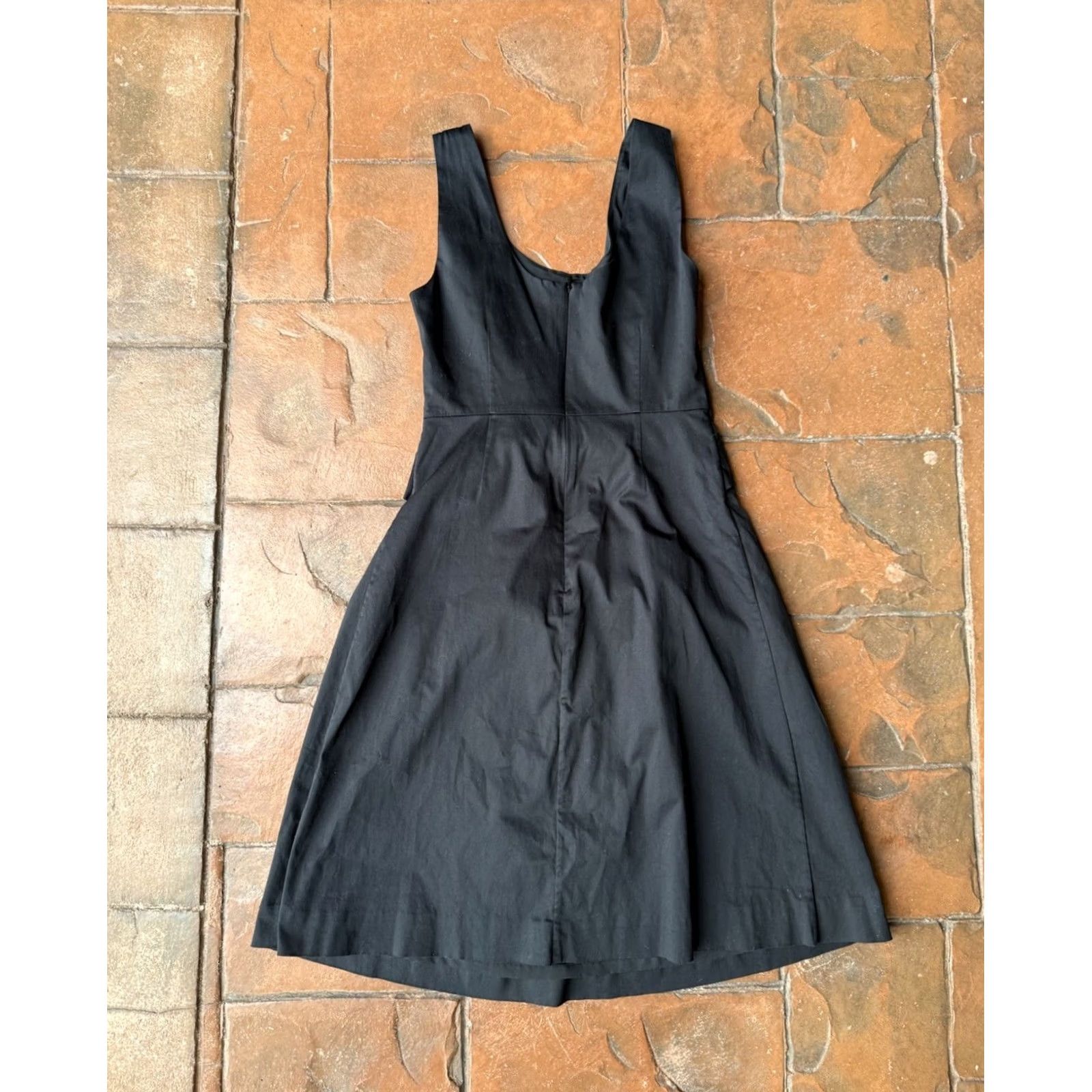 Vintage Kate Spade New York Jillian Bow Front Dress Women’s 4 Black Cotton Blend Dress Functions Bow Front Knee Length Solid 90s? Size S / US 4 / IT 40 - 3 Thumbnail