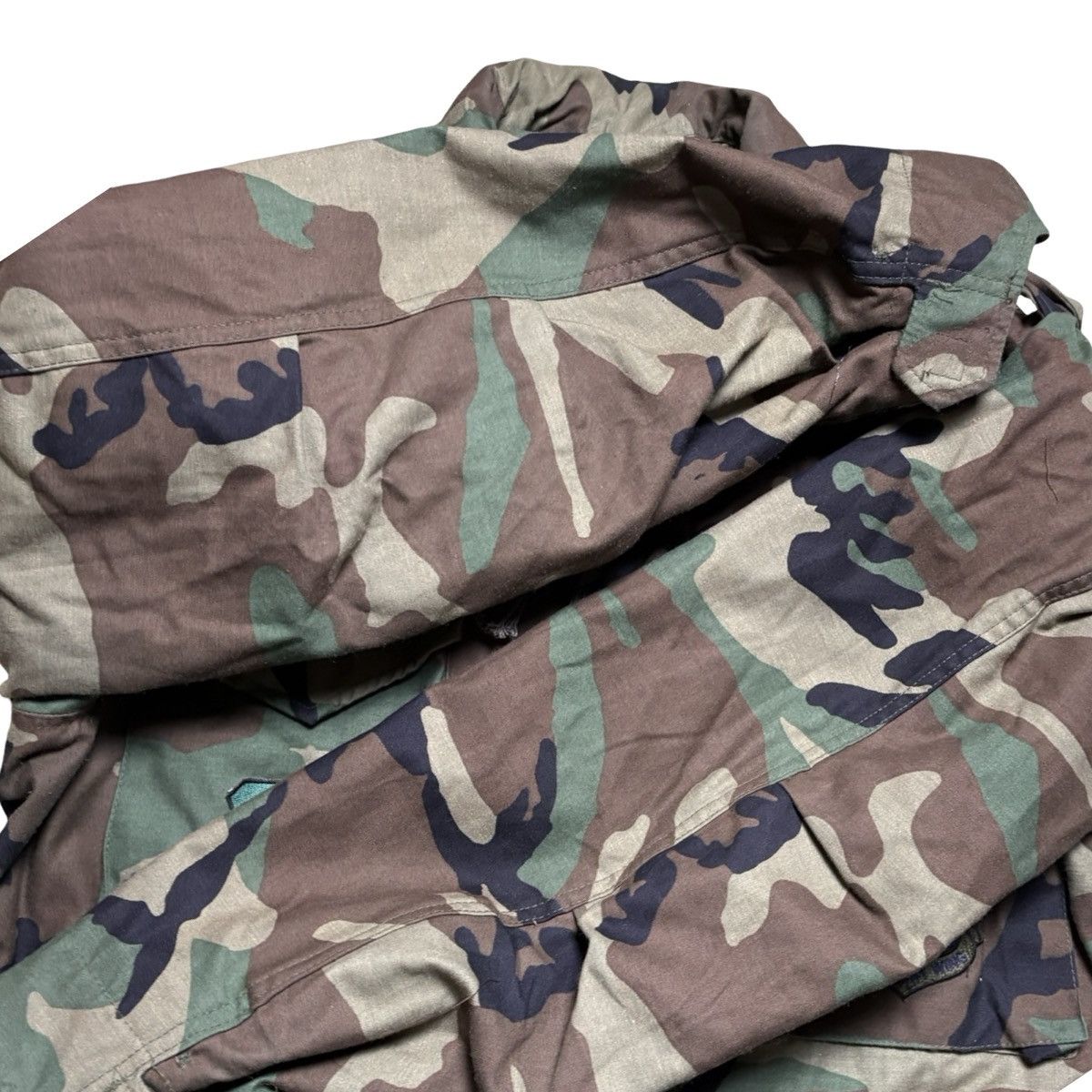 Other Vintage 80s Camo Military Cold Weather Field Woodland Jacket Size US M / EU 48-50 / 2 - 6 Thumbnail