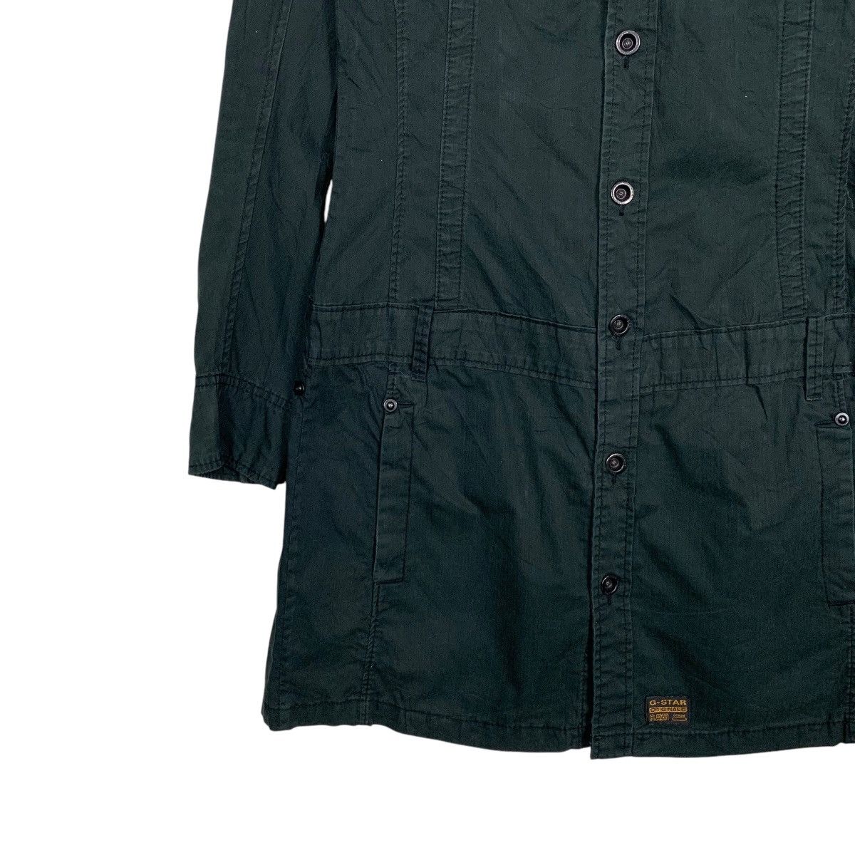 G-Star G-STAR RAW Buttoned Cotton Overcoat Jacket #2778-C125 Size S / US 4 / IT 40 - 6 Thumbnail