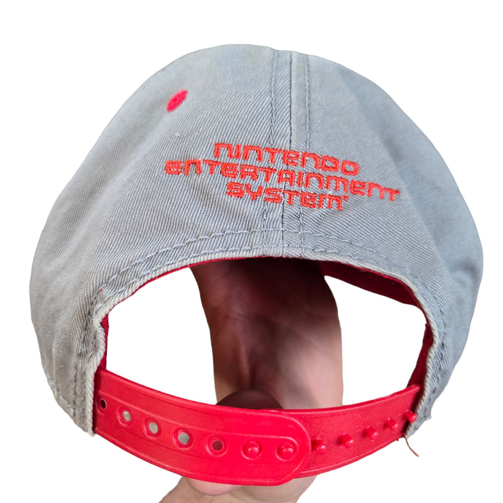 Nintendo Nintendo Red Gray Snapback Nintendo NES Controller Hat Size ONE SIZE - 9 Thumbnail