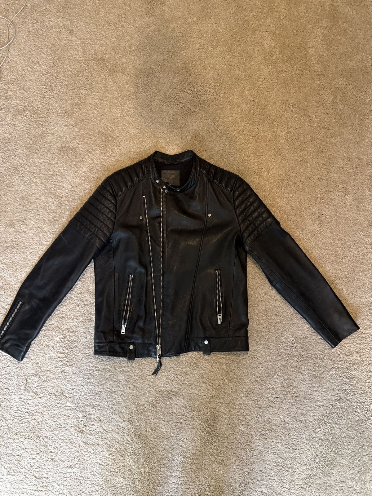 Allsaints All Saints Jasper moto jacket Size US XL / EU 56 / 4 - 1 Thumbnail