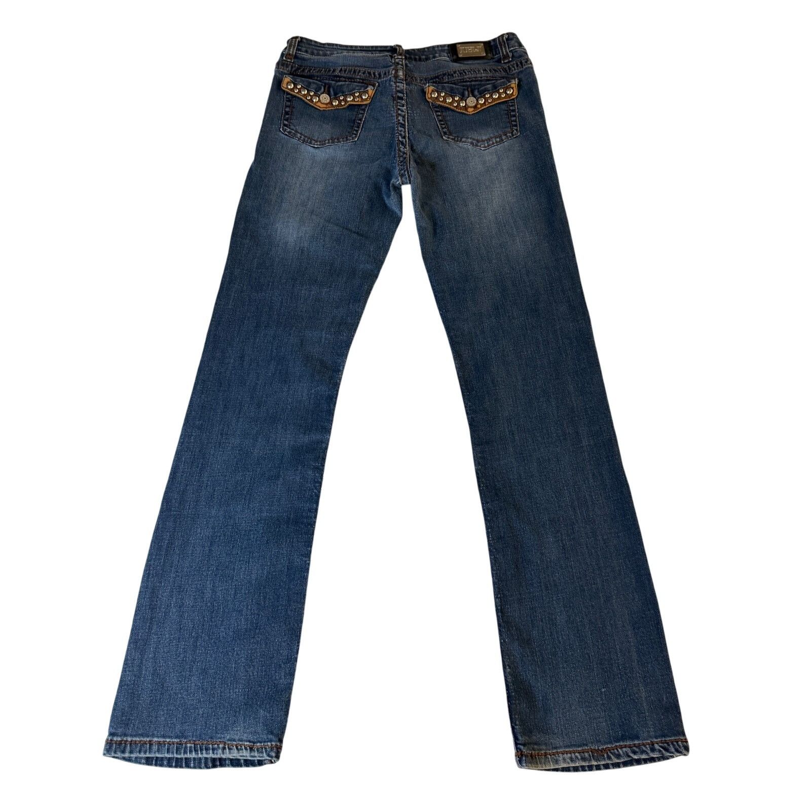 & Other Stories Iron Horse Western Bootcut Jeans Women's Sz 8 Studded Pocket Size 30" / US 8 / IT 44 - 5 Thumbnail
