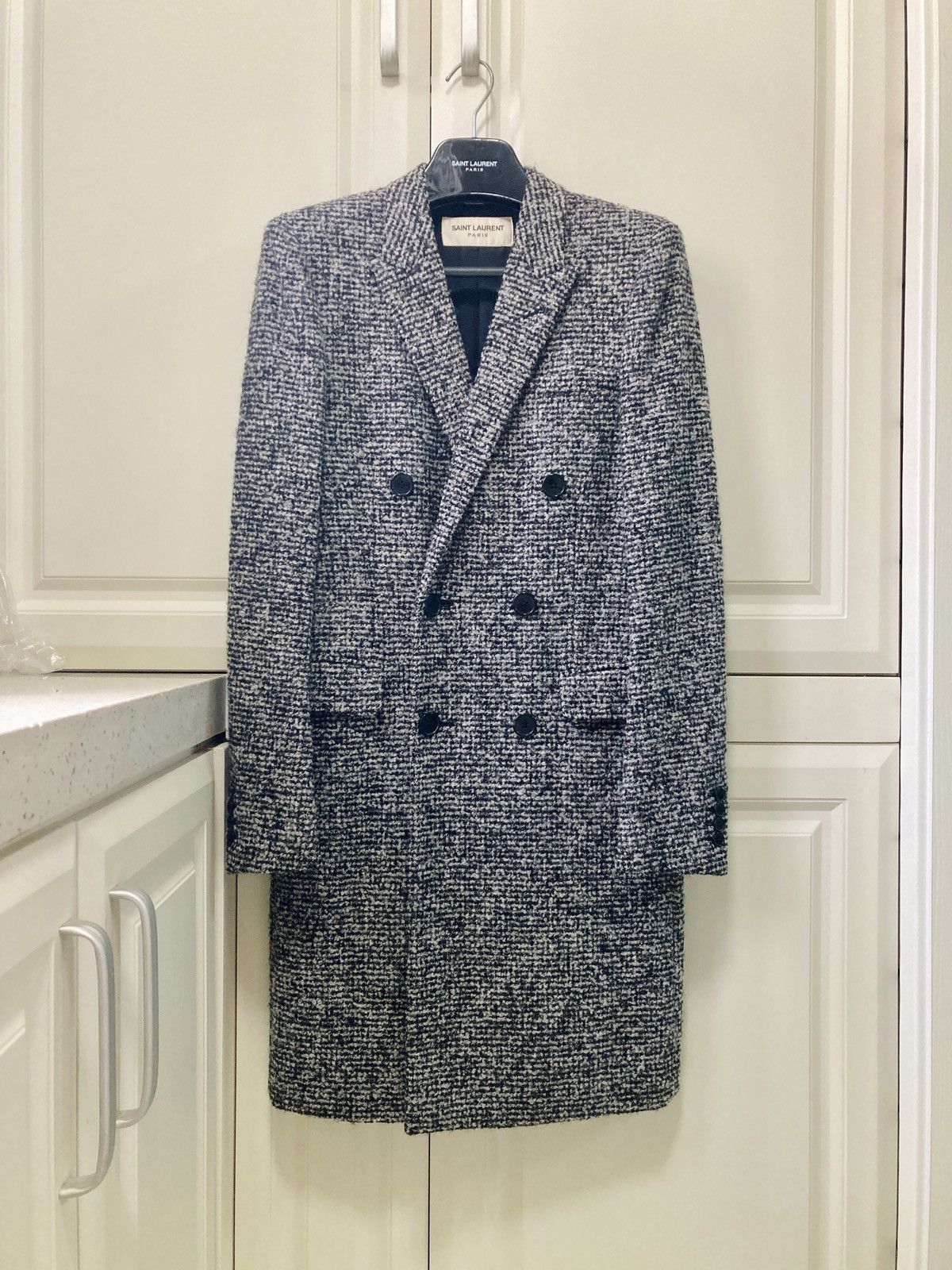 Saint Laurent Paris SAINT LAURENT PARIS BY HEDI SLIMANE 2013AW/FW RUNWAY COAT Size US XS / EU 42 / 0 - 2 Thumbnail