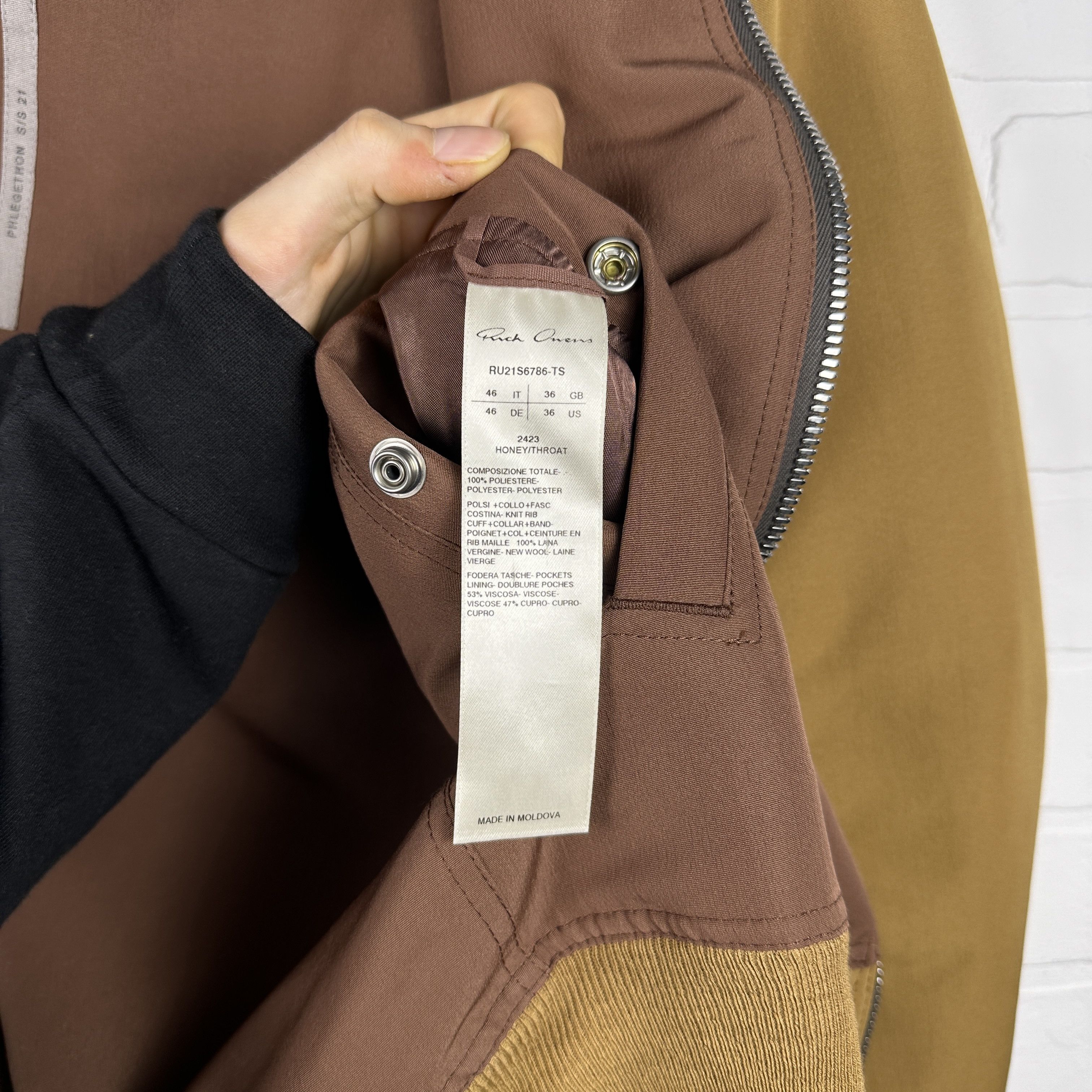 Rick Owens × Rick Owens Drkshdw Rick Owens Reversible Cropped Flight Bomber Size US S / EU 44-46 / 1 - 10 Thumbnail
