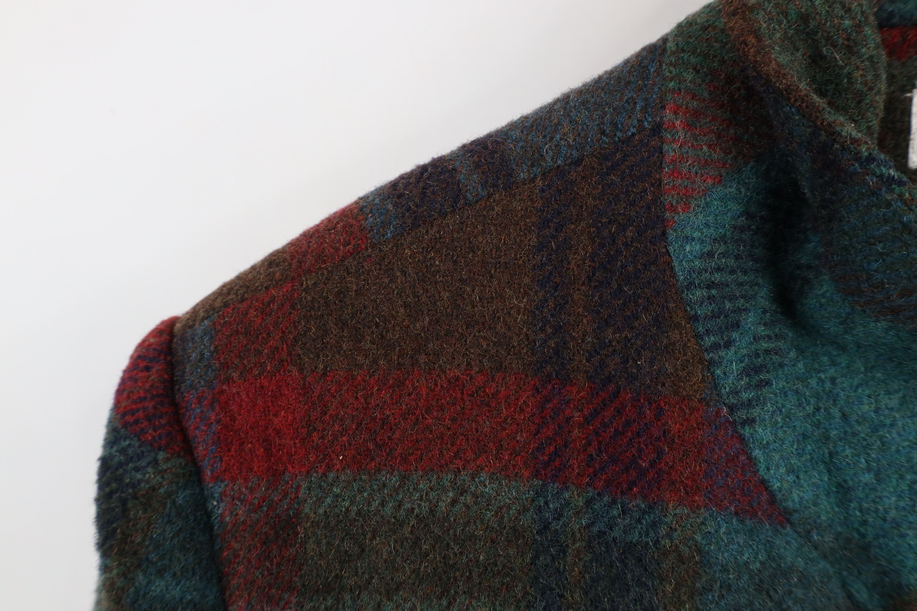 Vintage Vintage 90s Streetwear One Button Blazer Suit Jacket Plaid Size XXL / US 16-18 / IT 52-54 - 7 Thumbnail