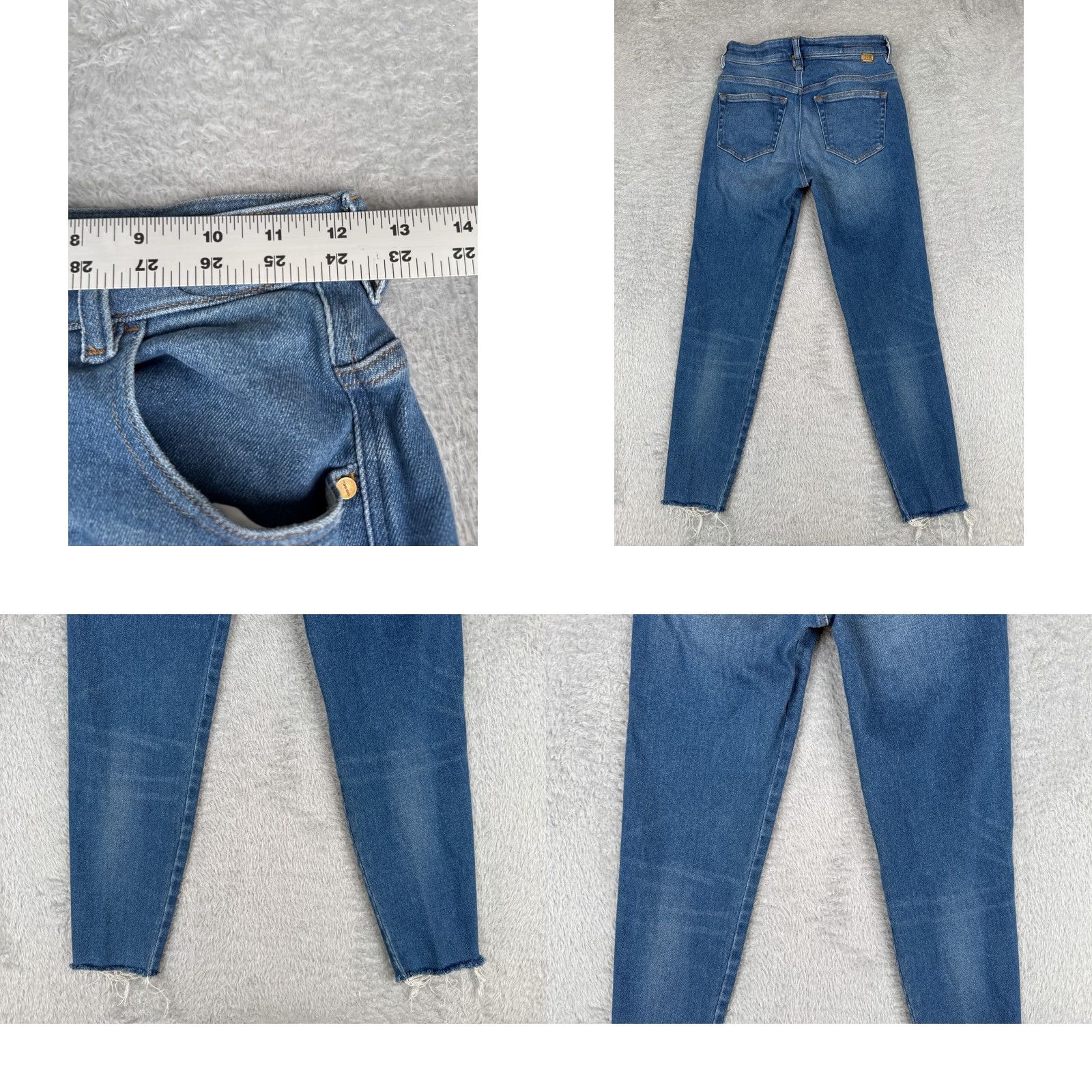 Diesel Diesel Womens Jeans Denim Blue 26 Regular 5-Pocket Distressed Stretch Skinny Size 26" / US 2 / IT 38 - 9 Thumbnail