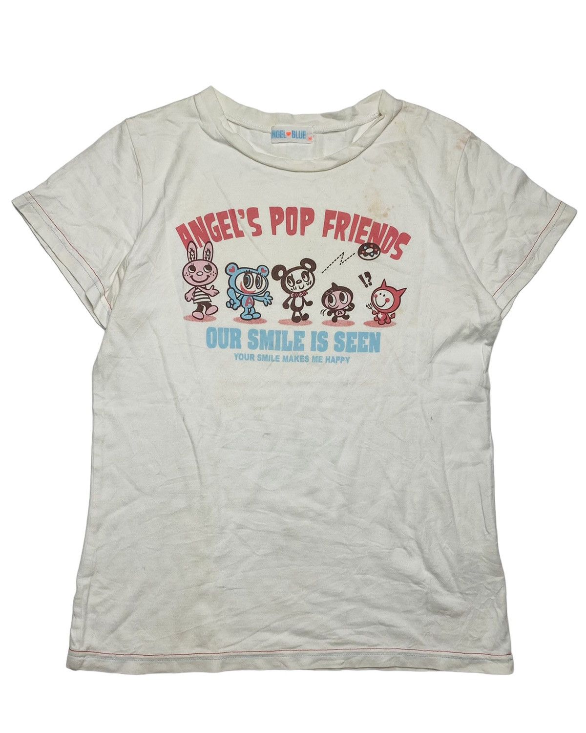 Angel Blue 2000s Angel Blue - Mascots Baby Tee Size M / US 6-8 / IT 42-44 - 1 Thumbnail
