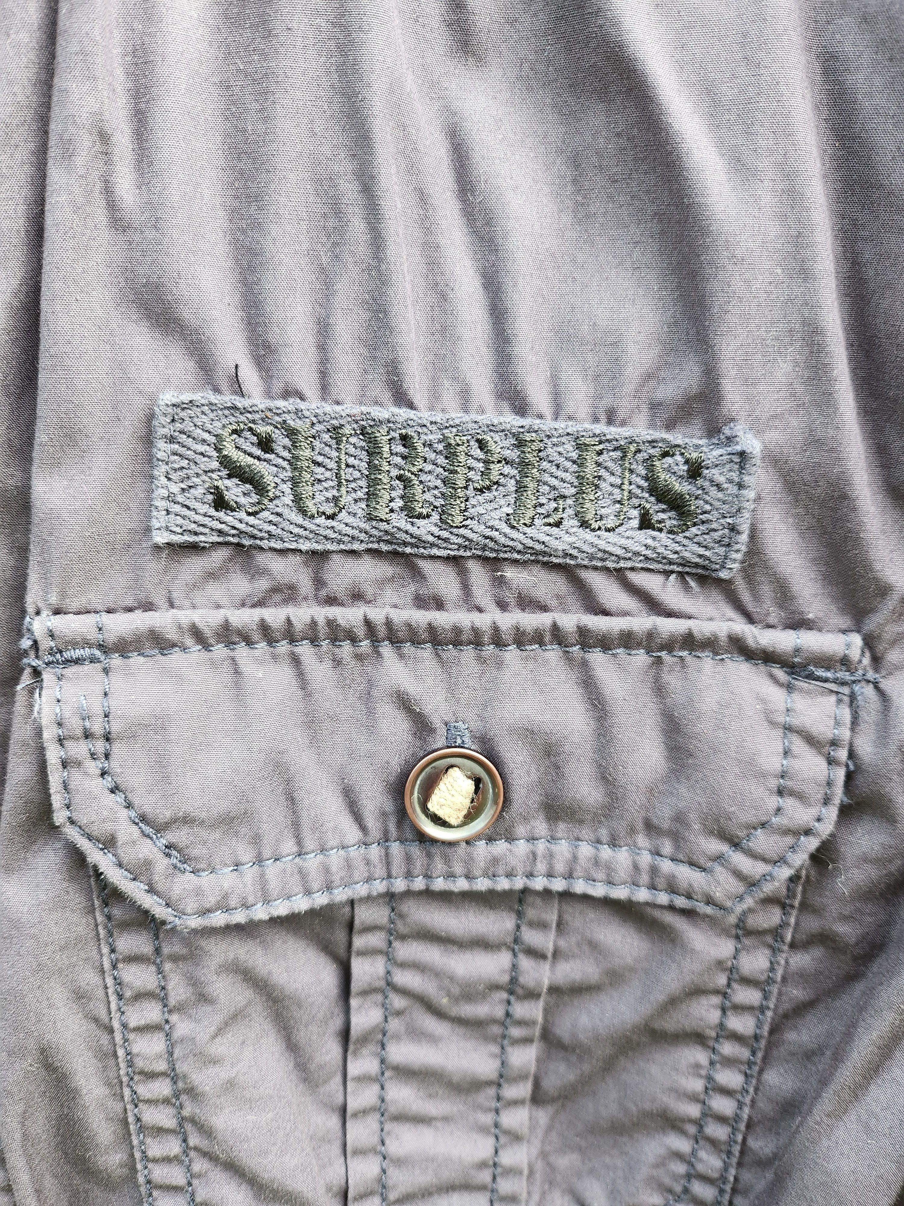 Japanese Brand Surplus Japan Military Uniform Style Shirt Blue Size US XL / EU 56 / 4 - 6 Thumbnail