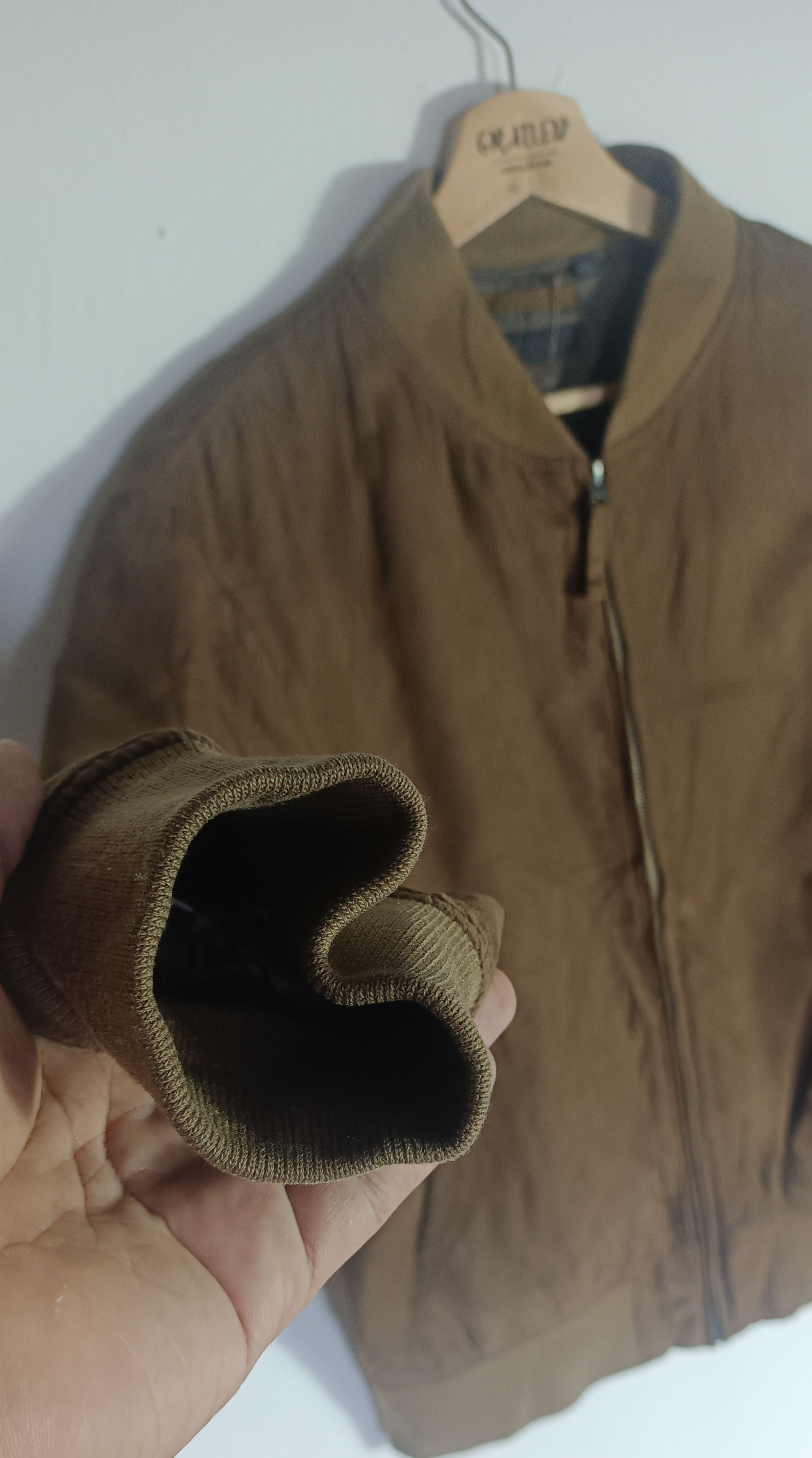 Japanese Brand × Uniqlo × Vintage Uniqlo Bomber Velvet Jacket Size US L / EU 52-54 / 3 - 4 Thumbnail