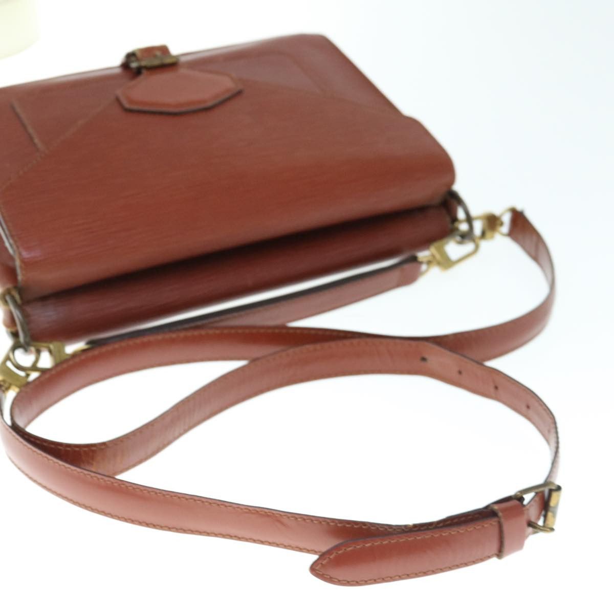 Louis Vuitton LOUIS VUITTON Epi Biface Hand Bag Brown M52323 Size ONE SIZE - 7 Thumbnail