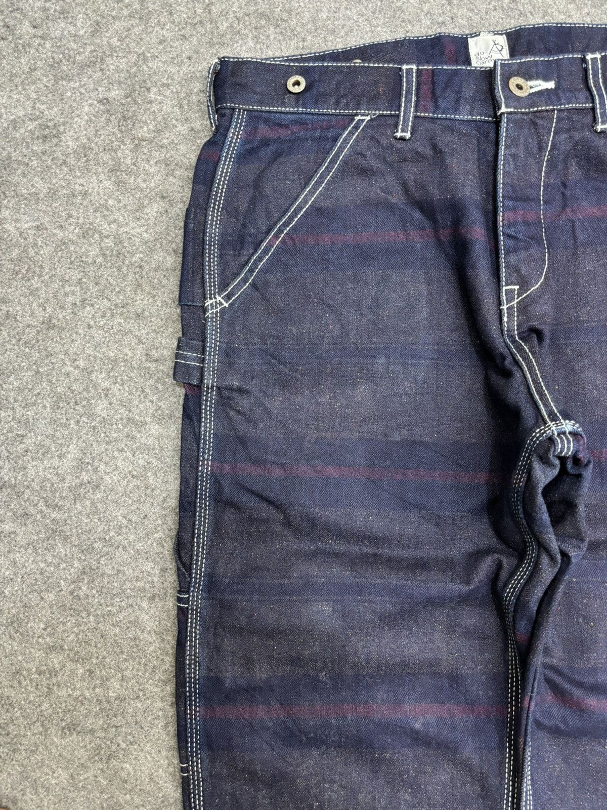 go slow caravan 💥Archival💥Rare go slow caravan Tako Carpenter Denim F545 Size US 32 / EU 48 - 5 Thumbnail